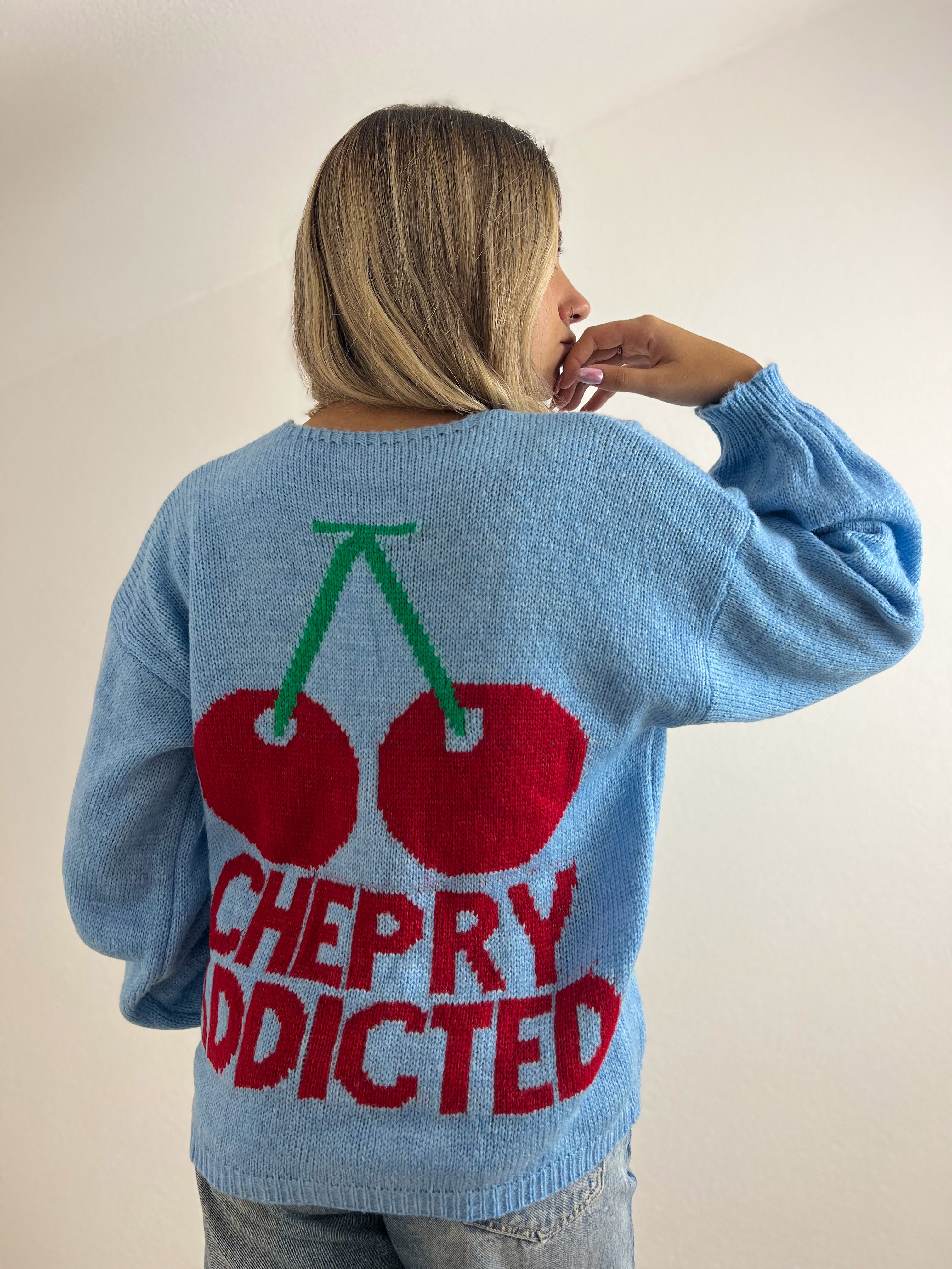 Cardigan “Cherry addicted”