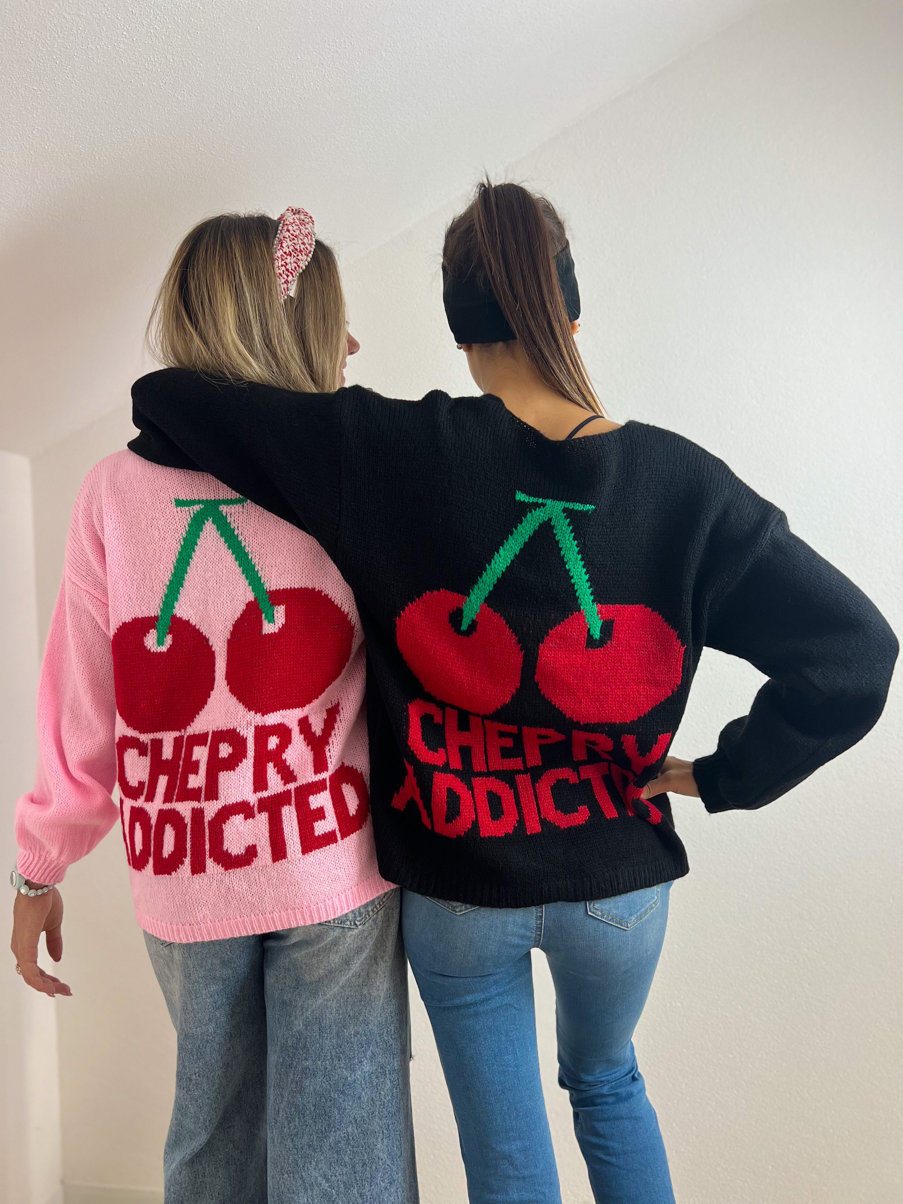 Cardigan “Cherry addicted”