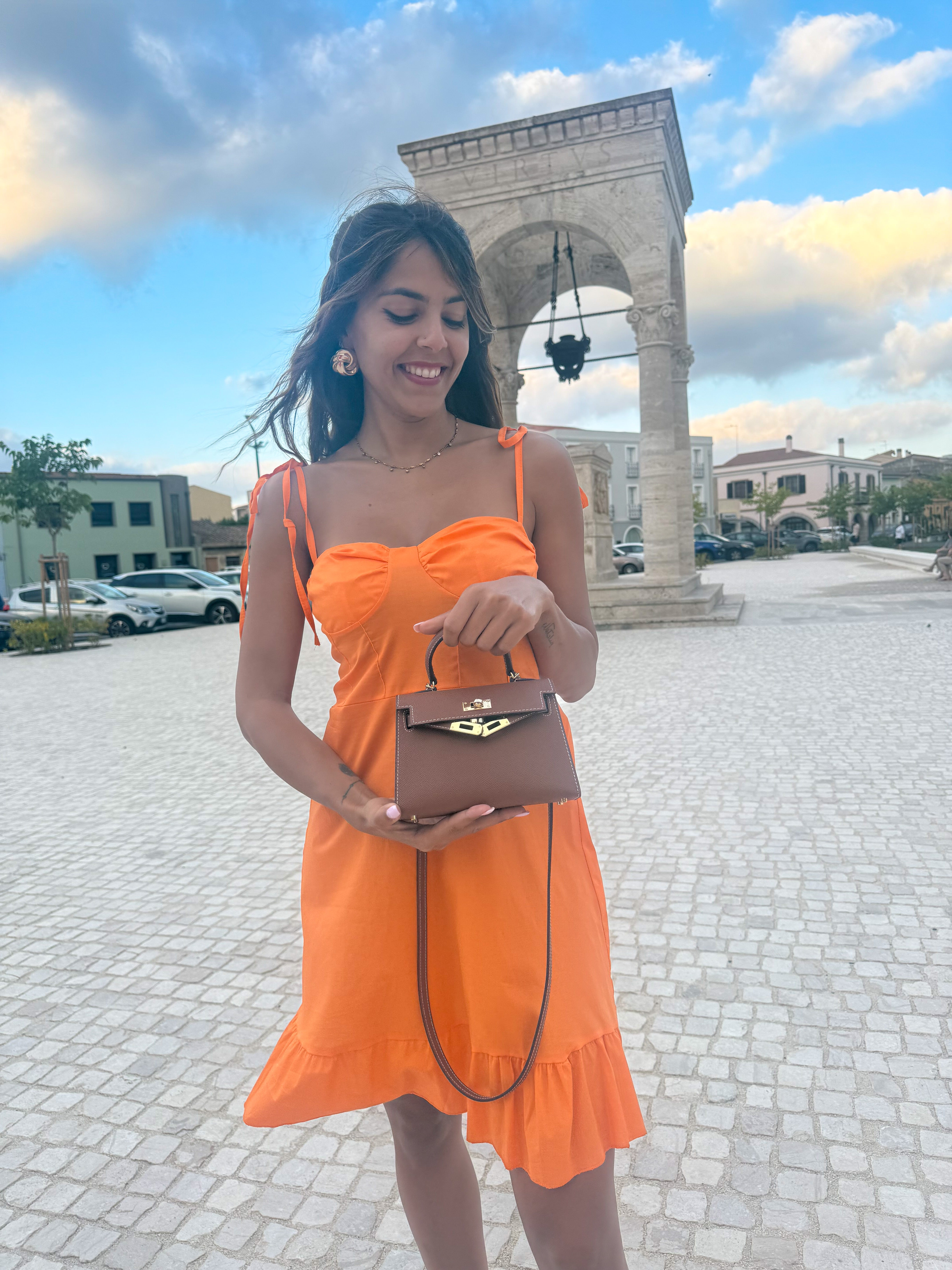 Abito “Bien sur” arancio