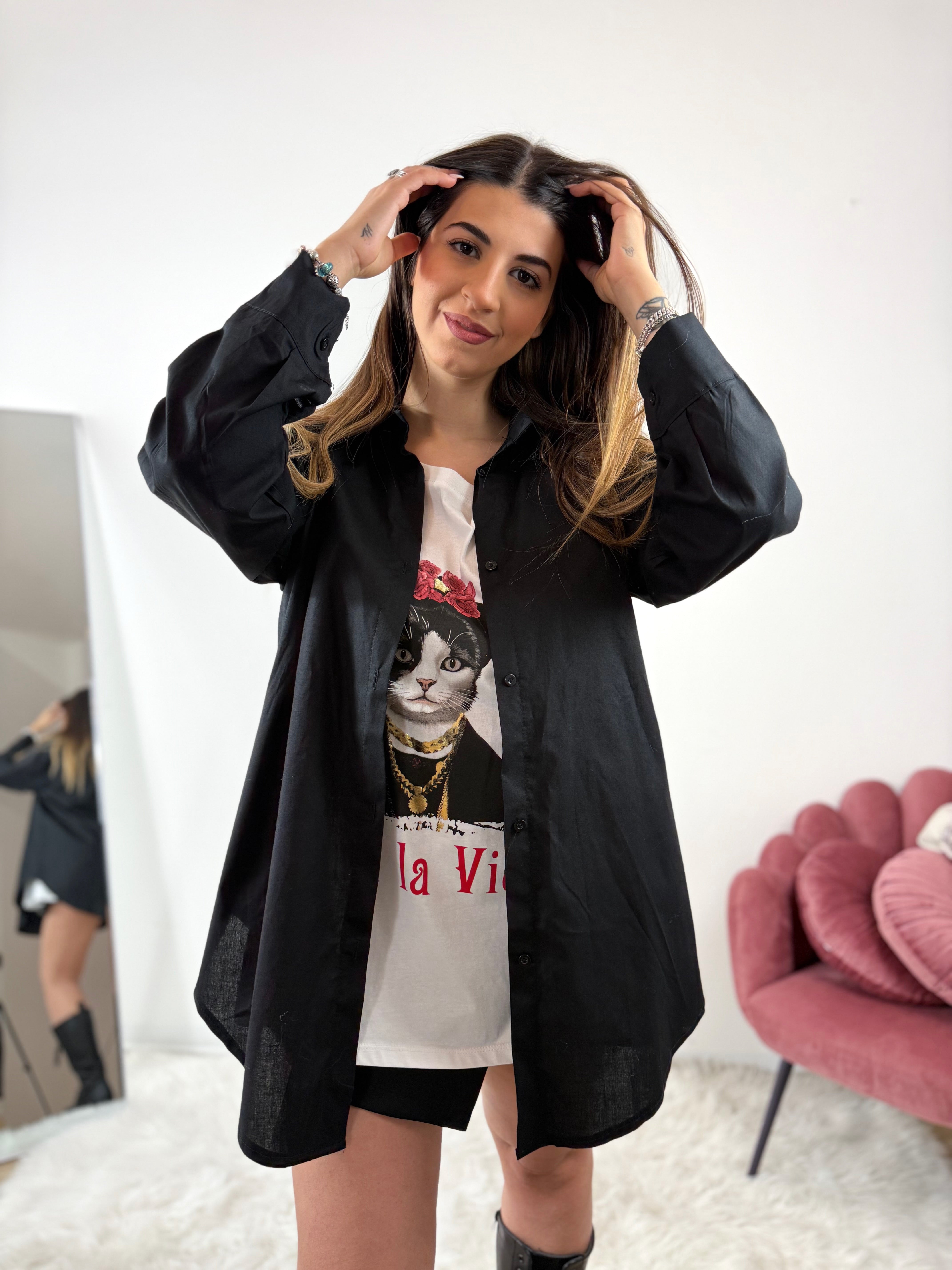 Maxi camicia “Volver”