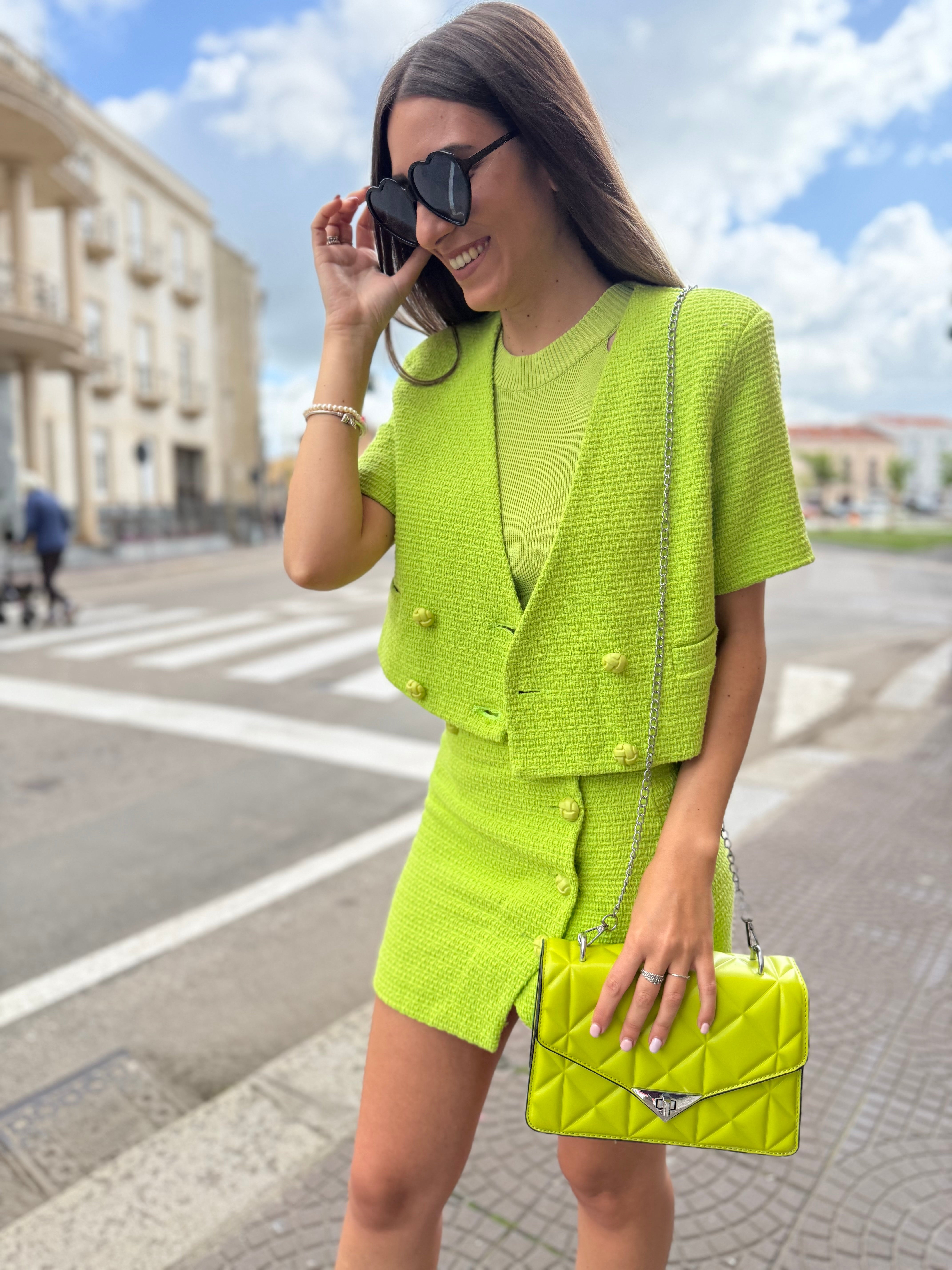 Gonna Lumina “Tween” verde
