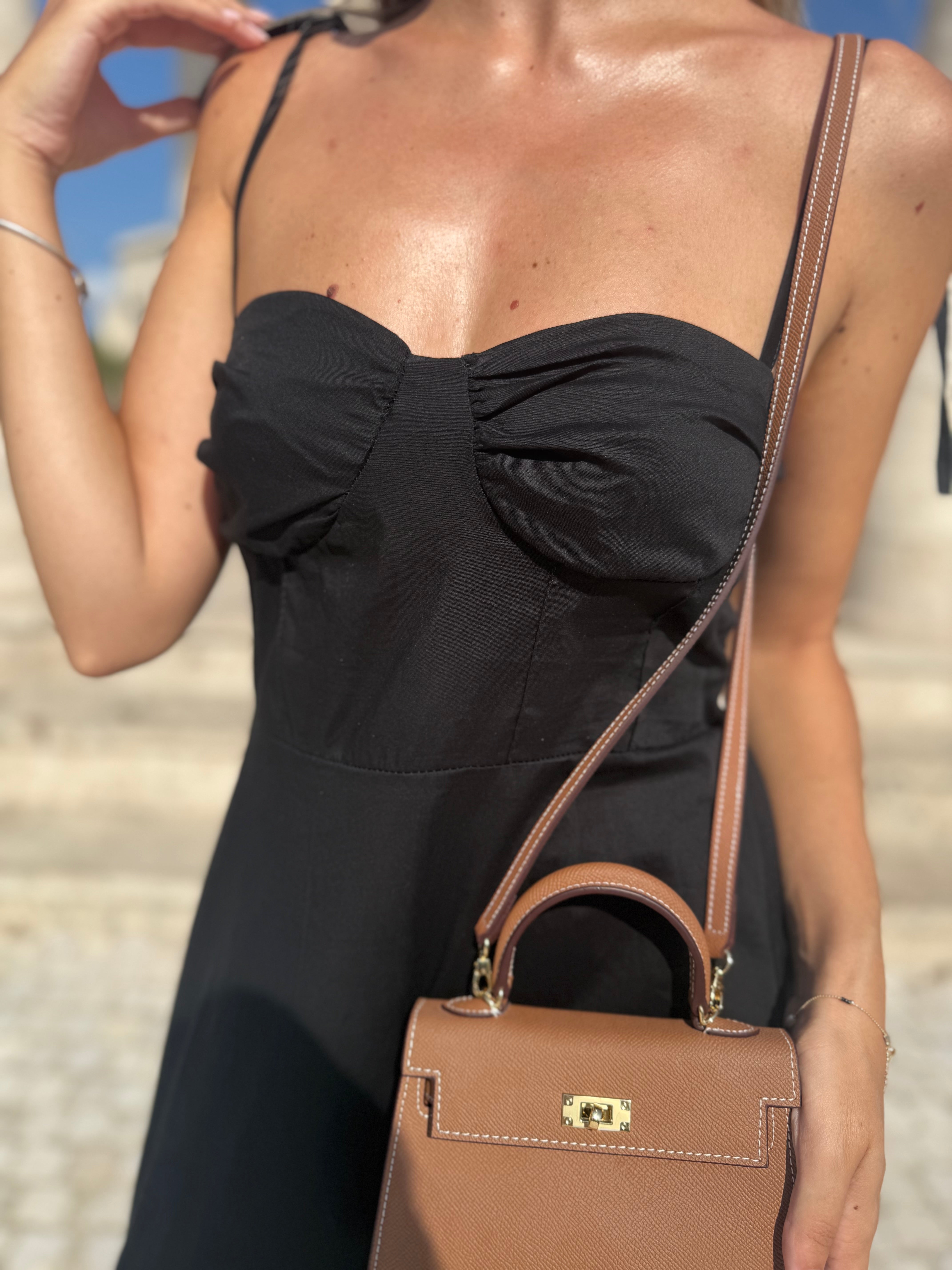 Maxi abito “Harrods” nero