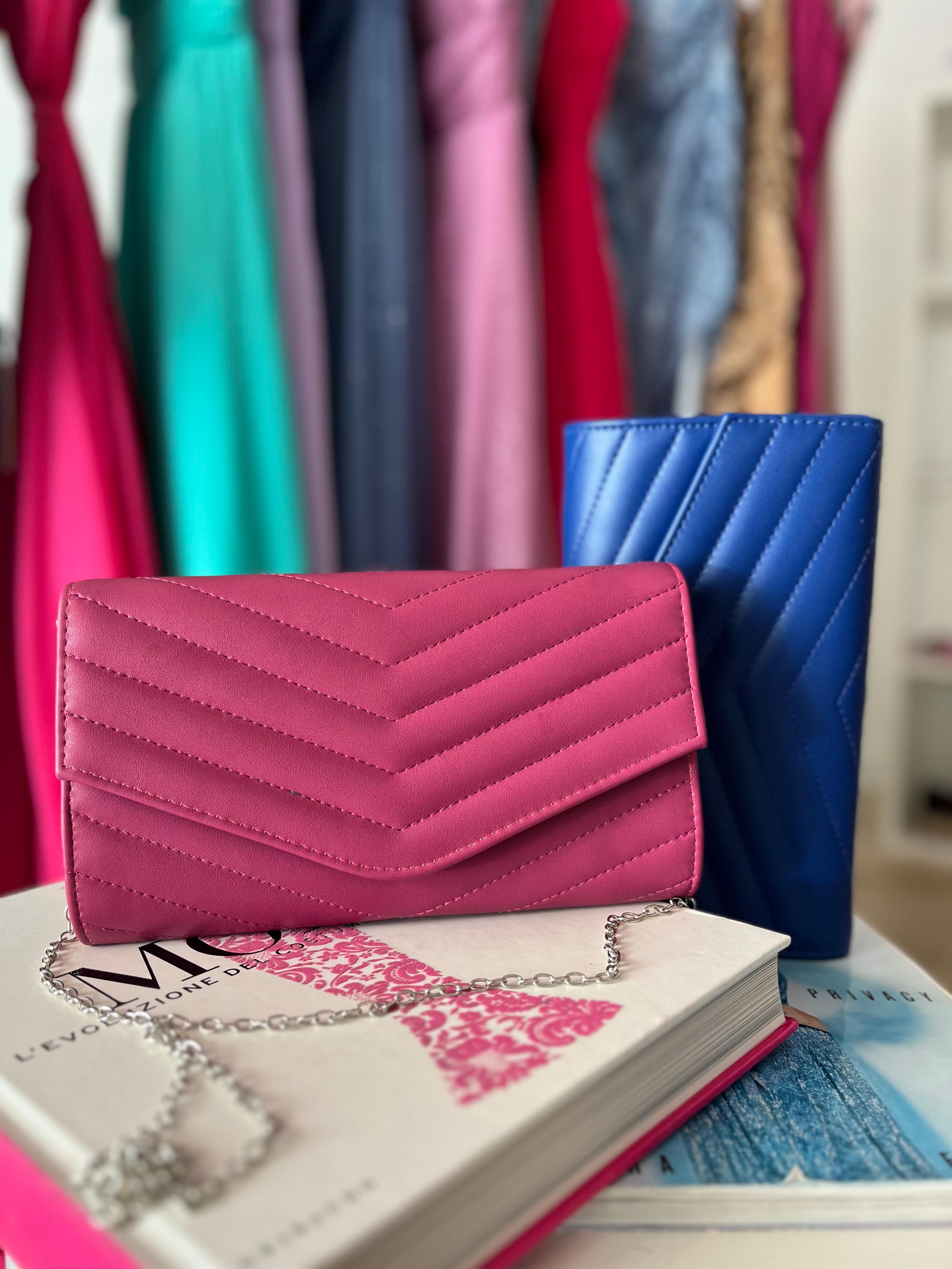 Pochette "Pecy" blu