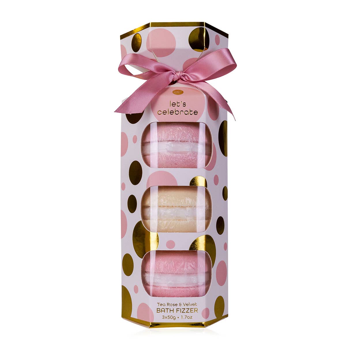 Bombe da bagno macarons "Let's Celebrate"