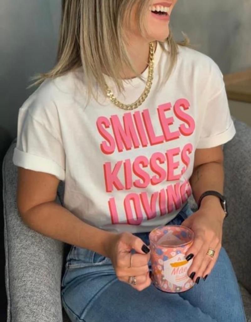 T-shirt “Smile kiss love”