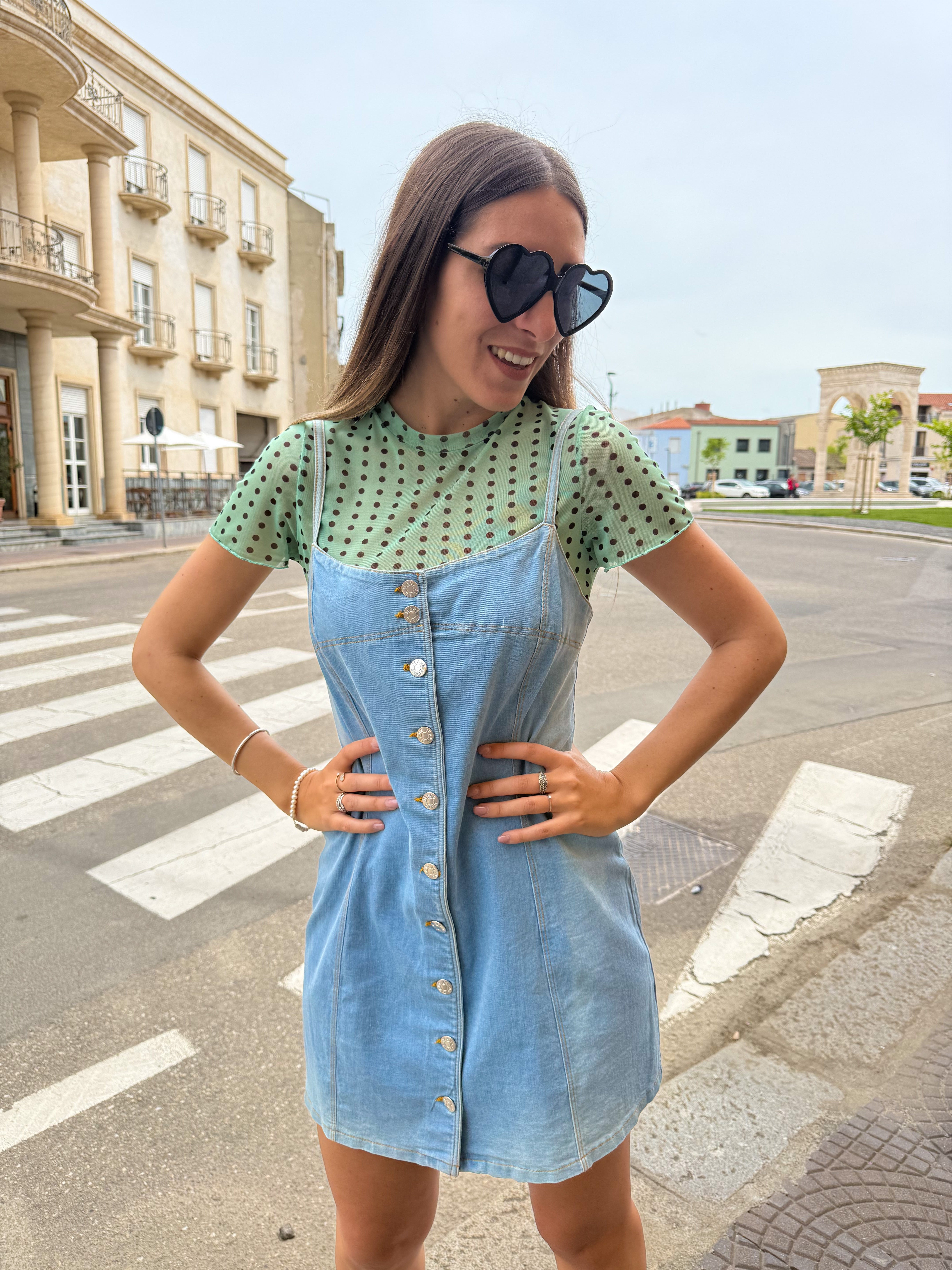 Abito denim “Lacy”