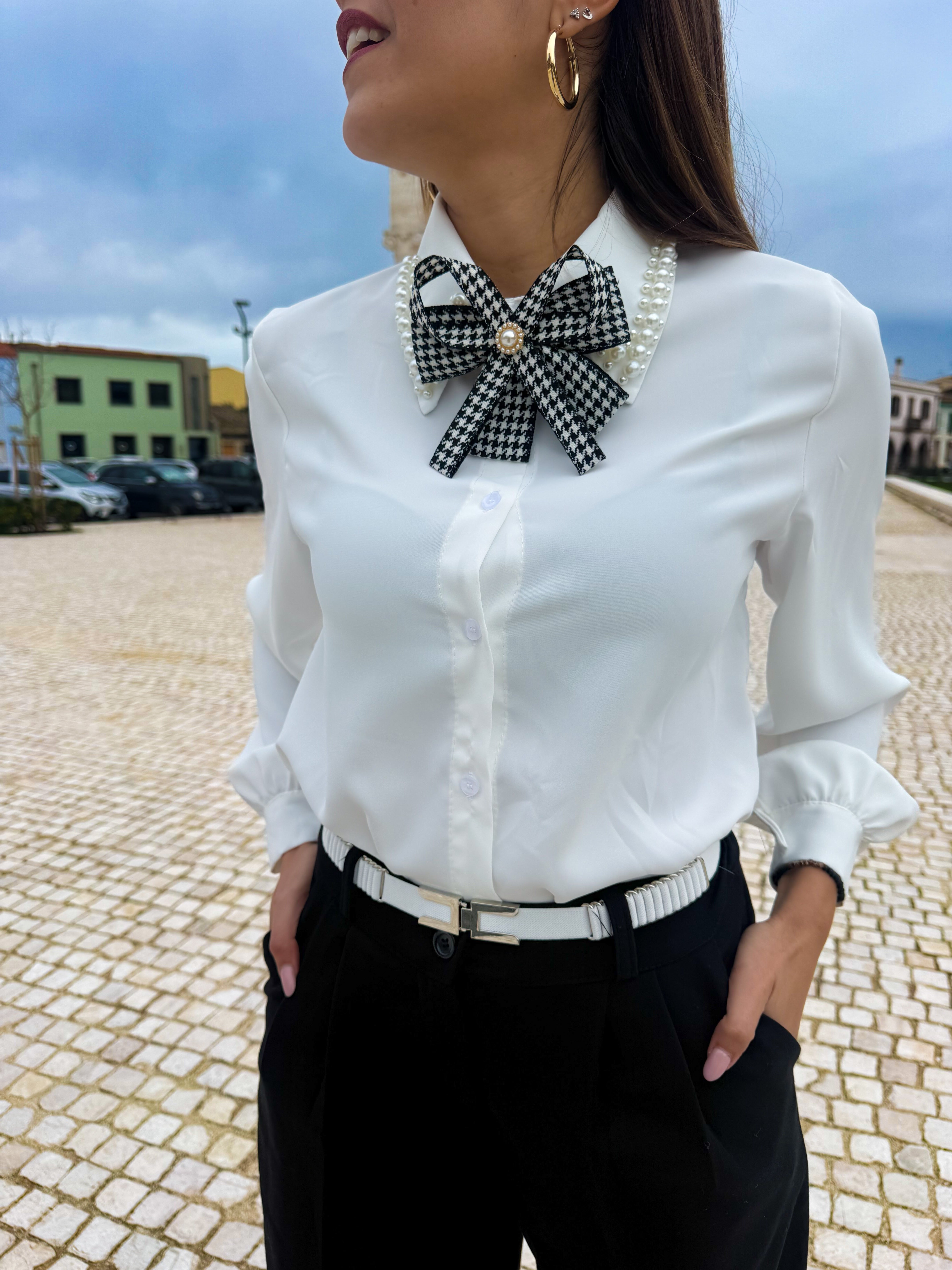 Camicia “Iconic Pearl” bianca