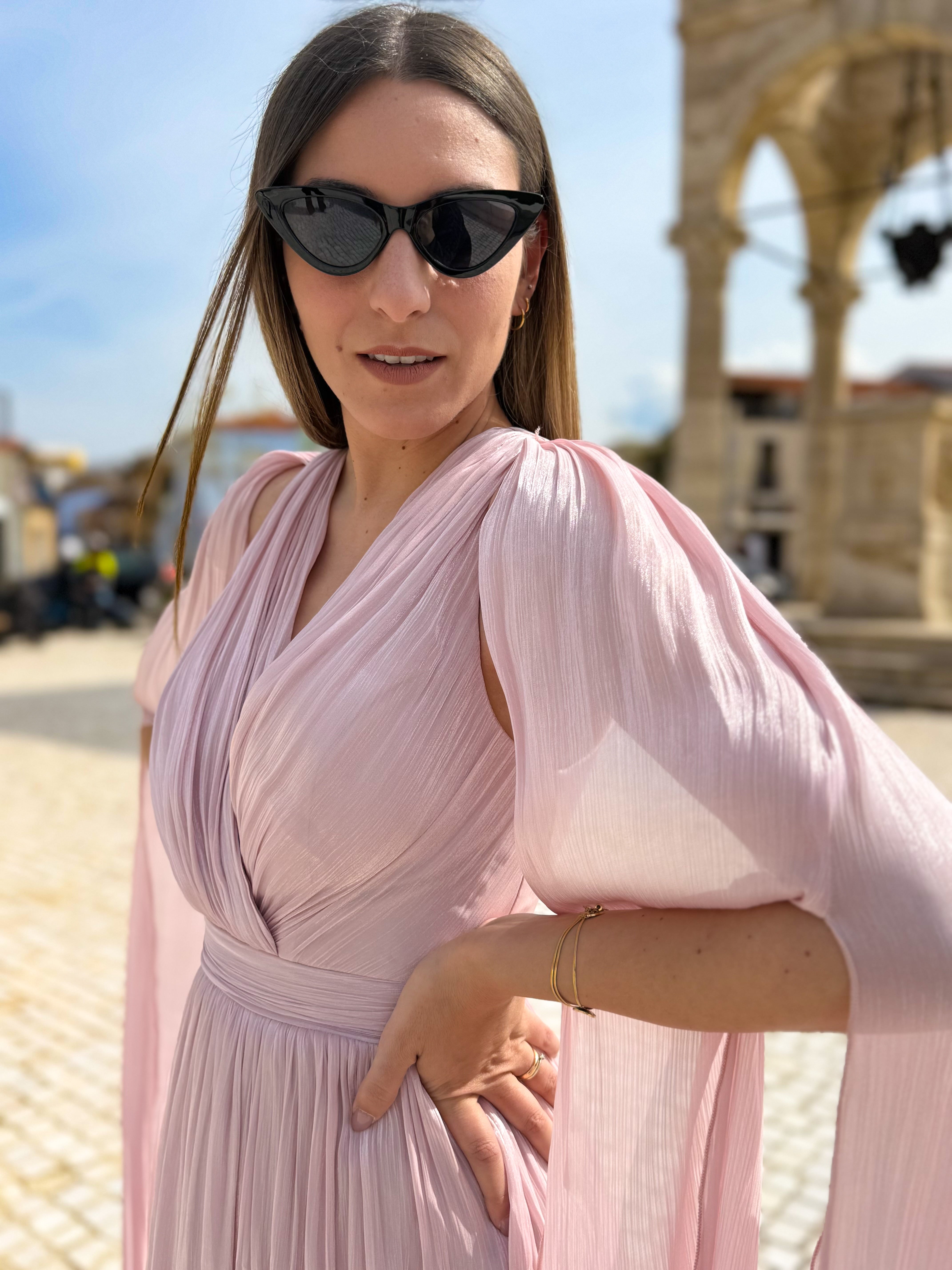 Maxi abito  “Ethereal Rose”