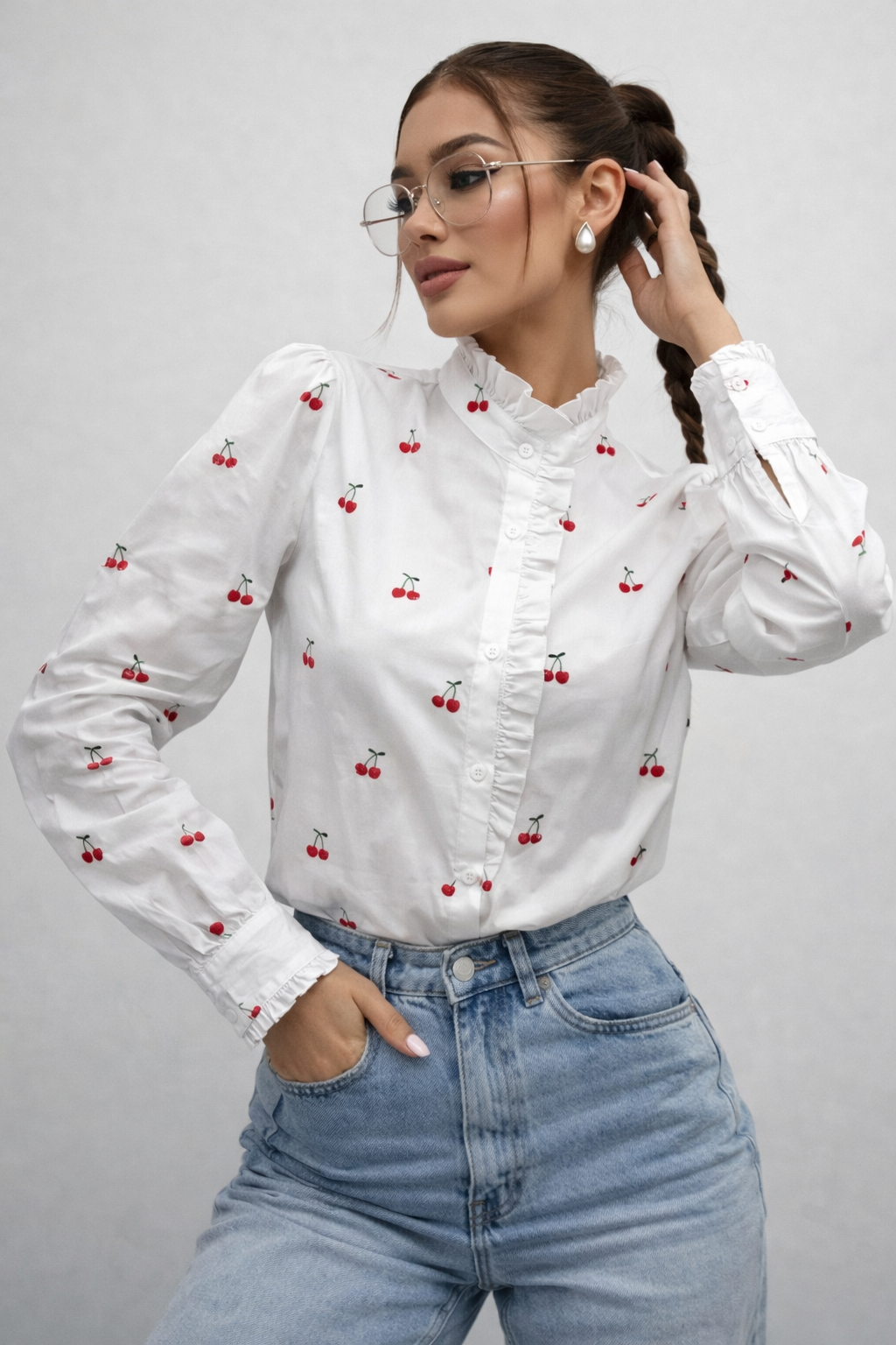 Camicia “Cherry Chic”
