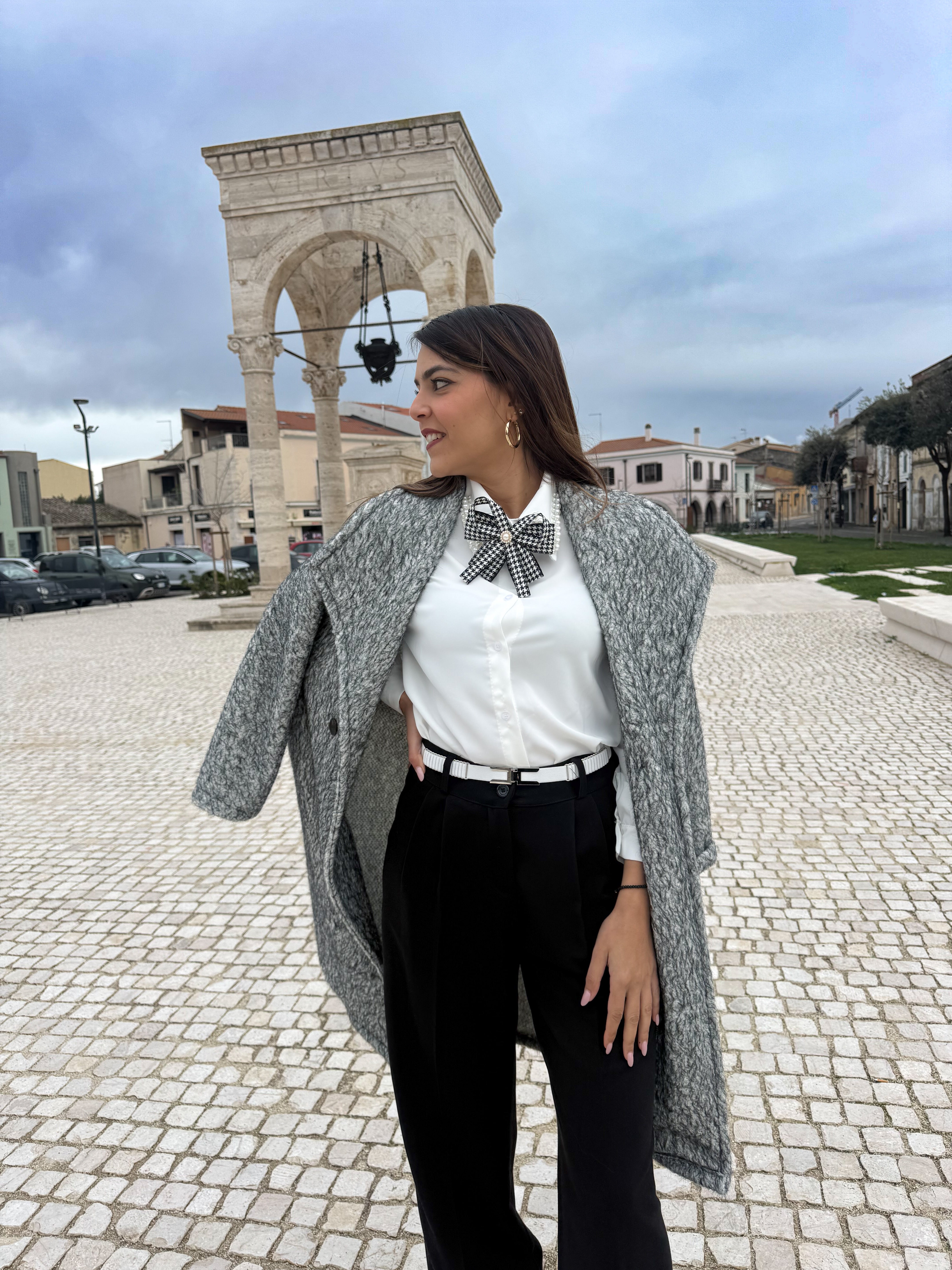 Camicia “Iconic Pearl” bianca