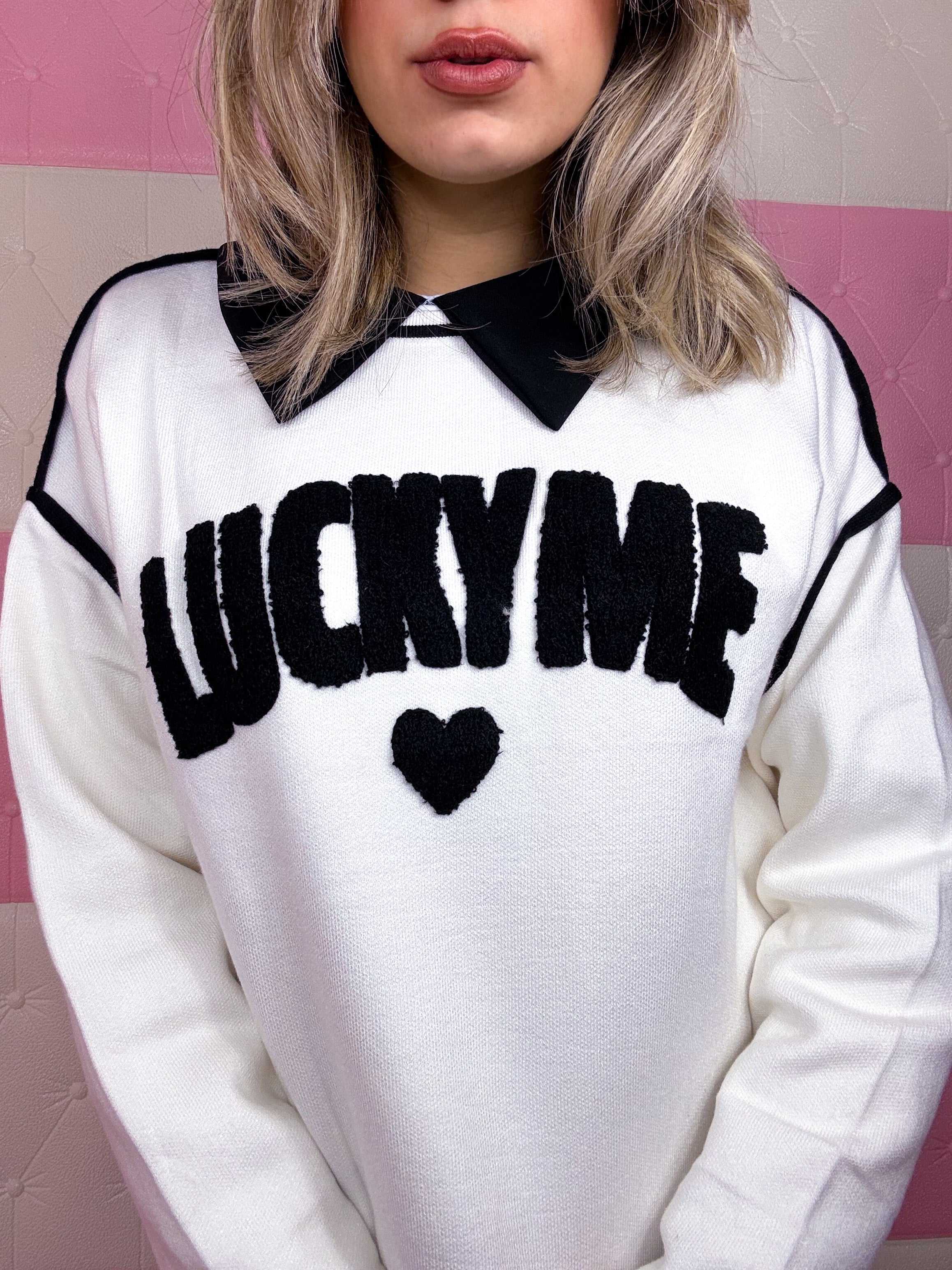 Maglioncino “Lucky me”