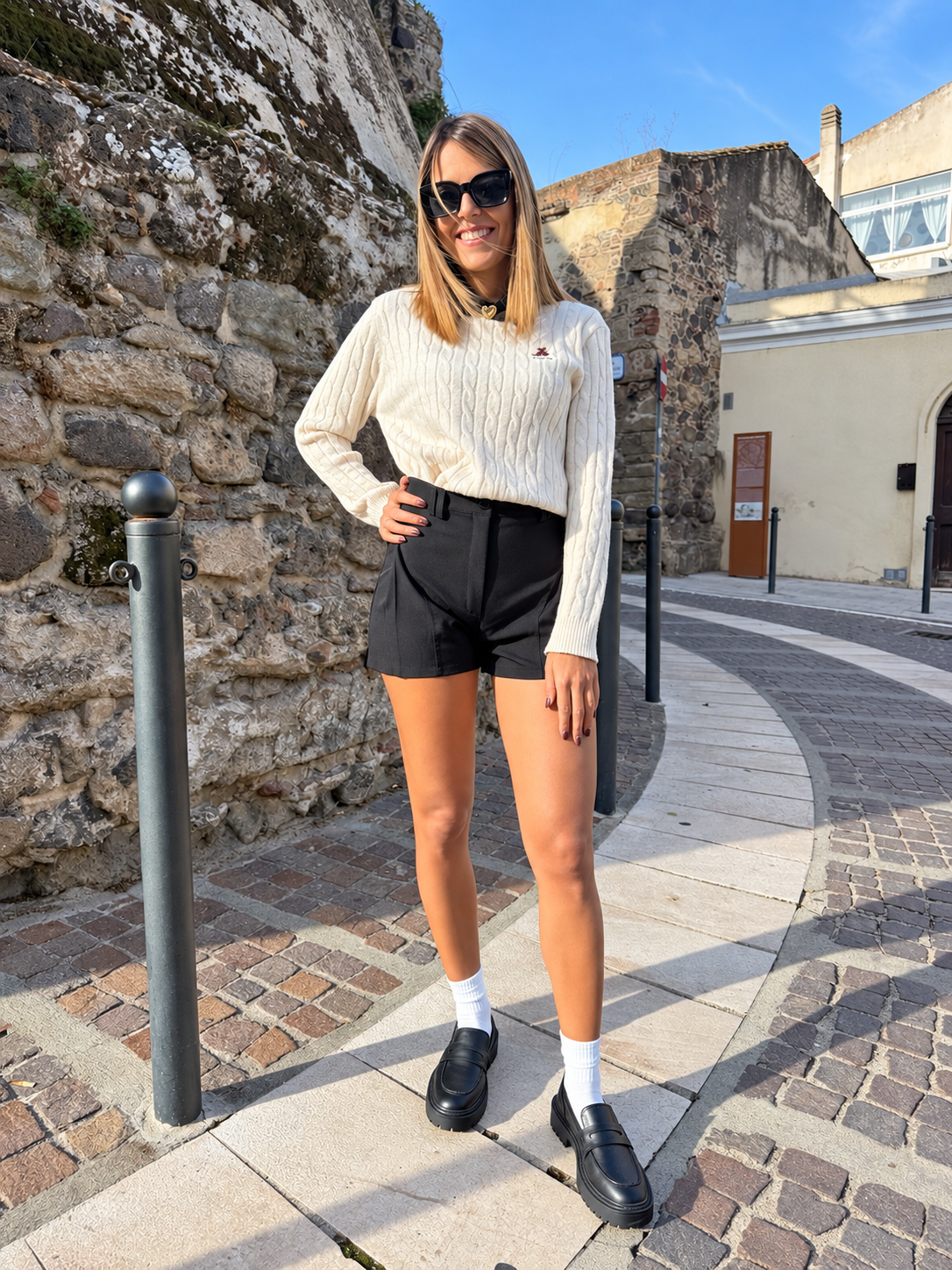 Pullover “Teddy Time” panna