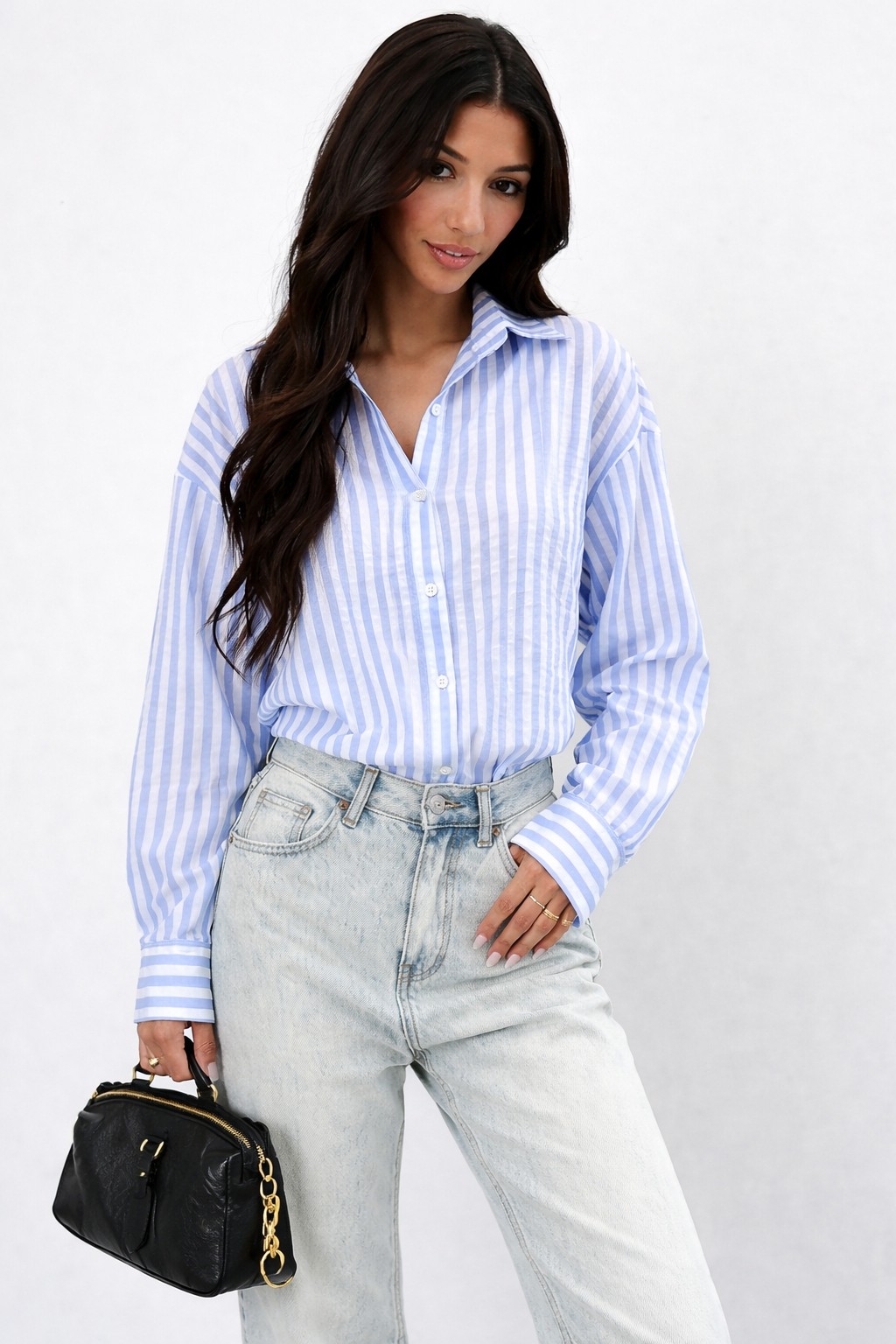 Camicia “Hello Sunshine” azzurra