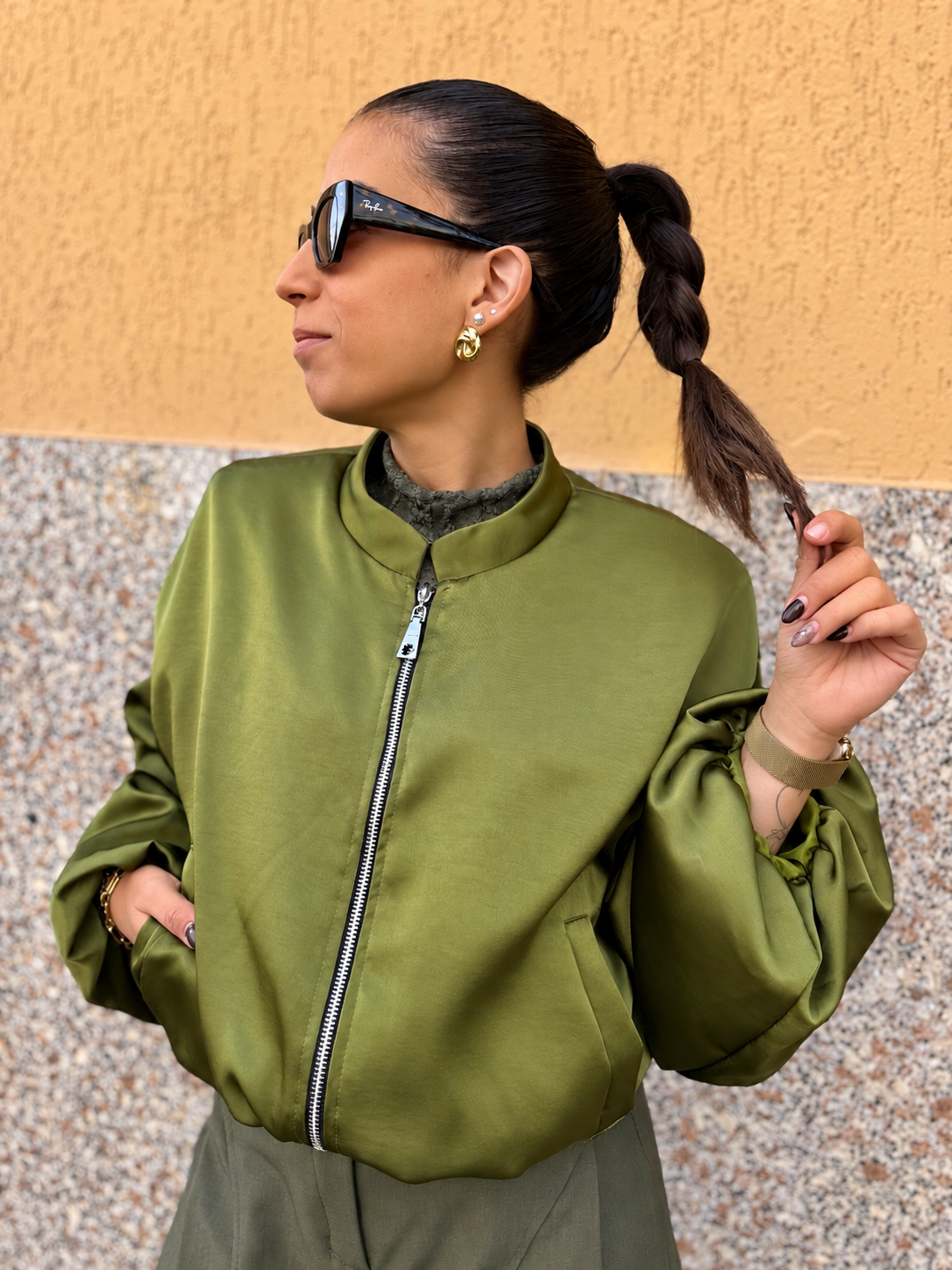 Giubbino “Aura” verde