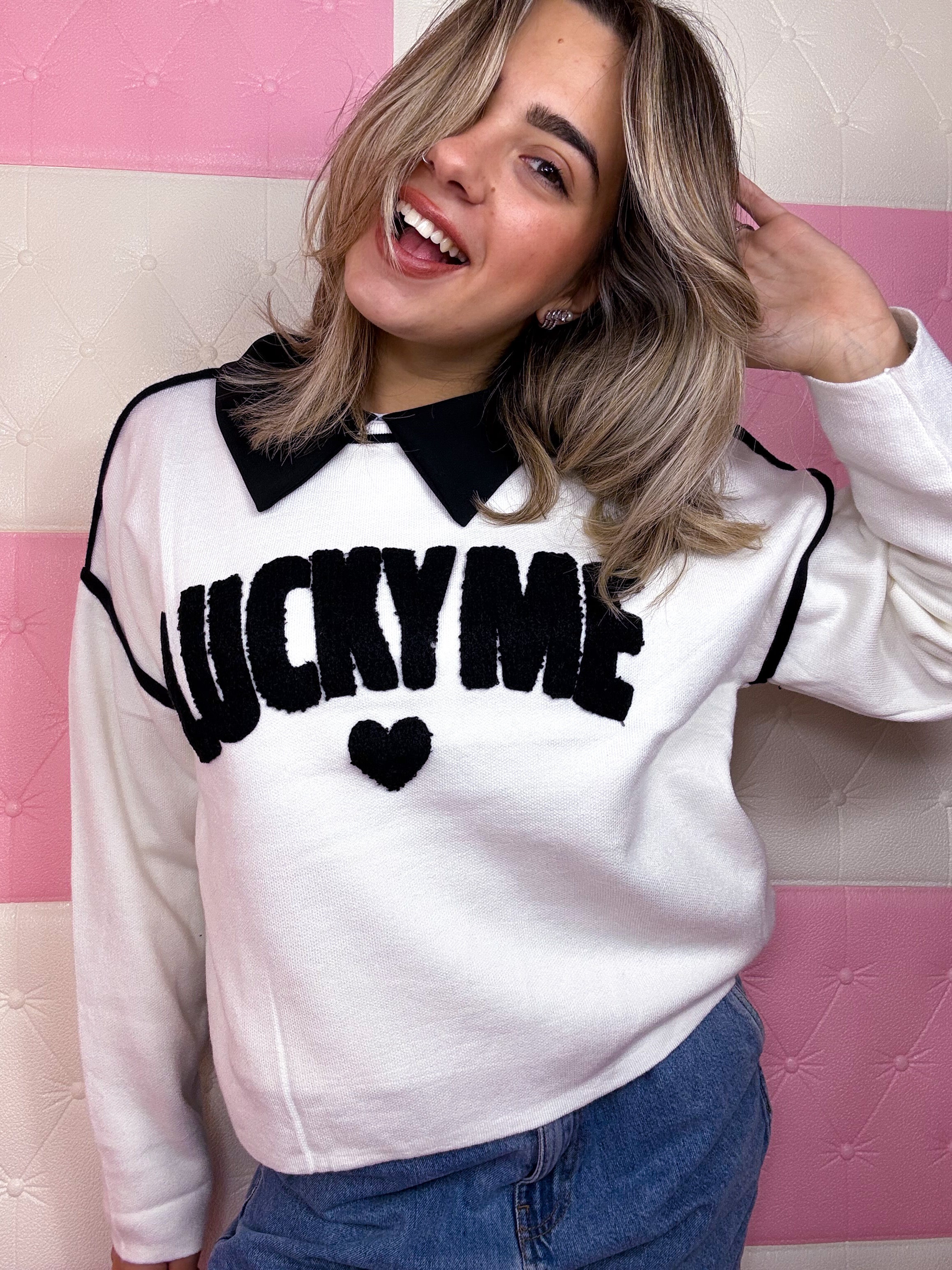 Maglioncino “Lucky me”
