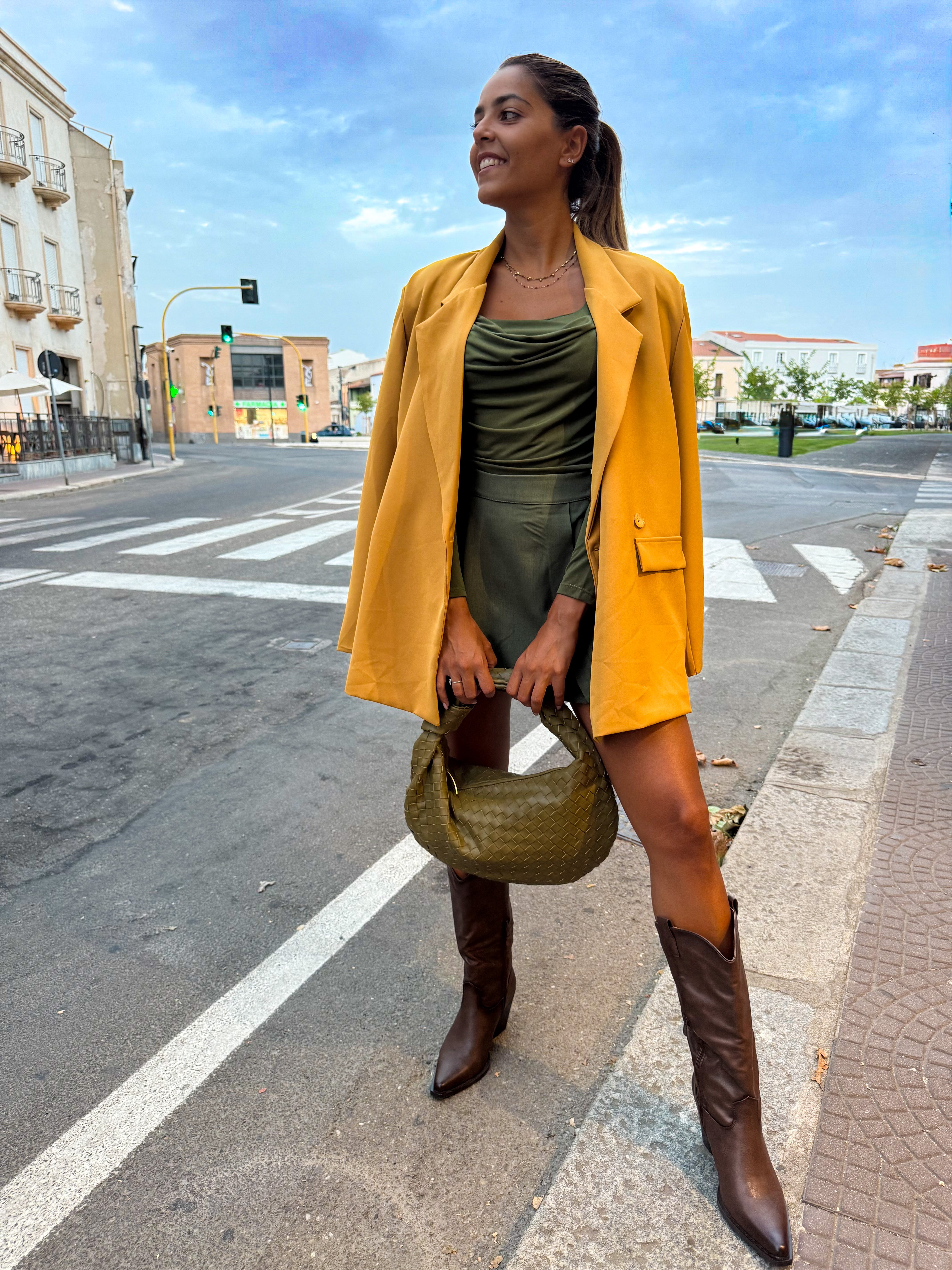 Blazer “Maxime” senape