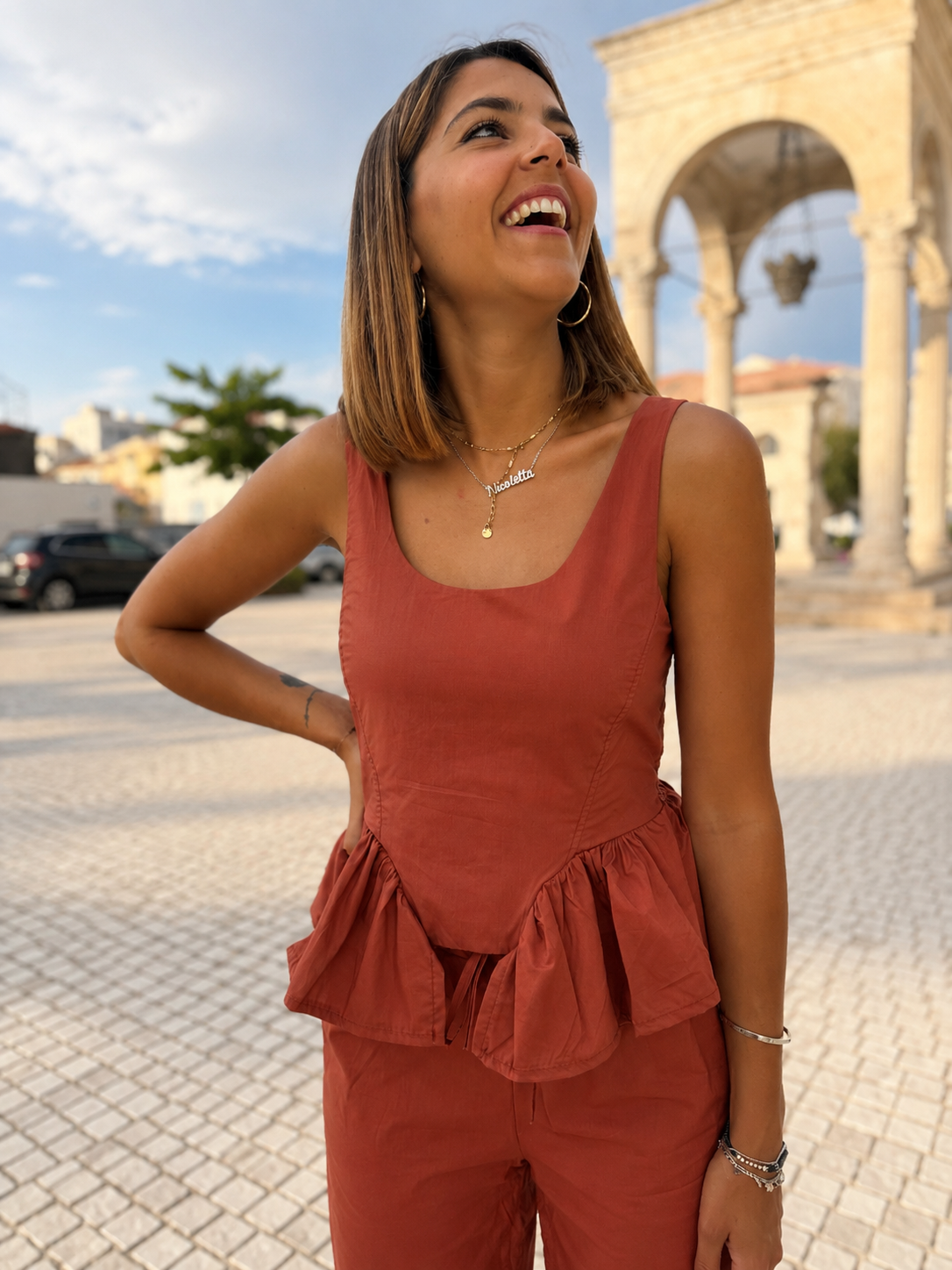 Completo “Amélie” ruggine