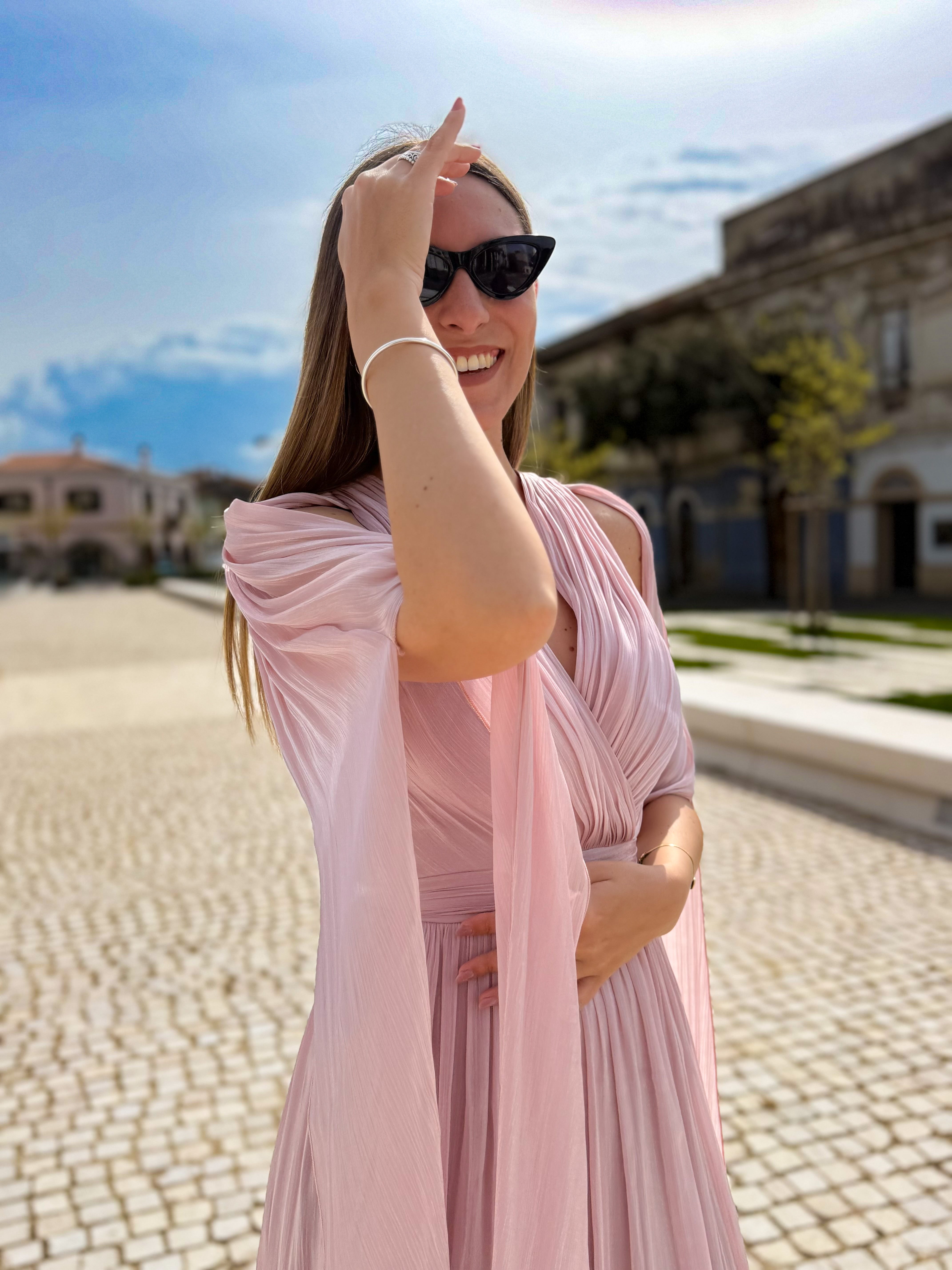 Maxi abito  “Ethereal Rose”