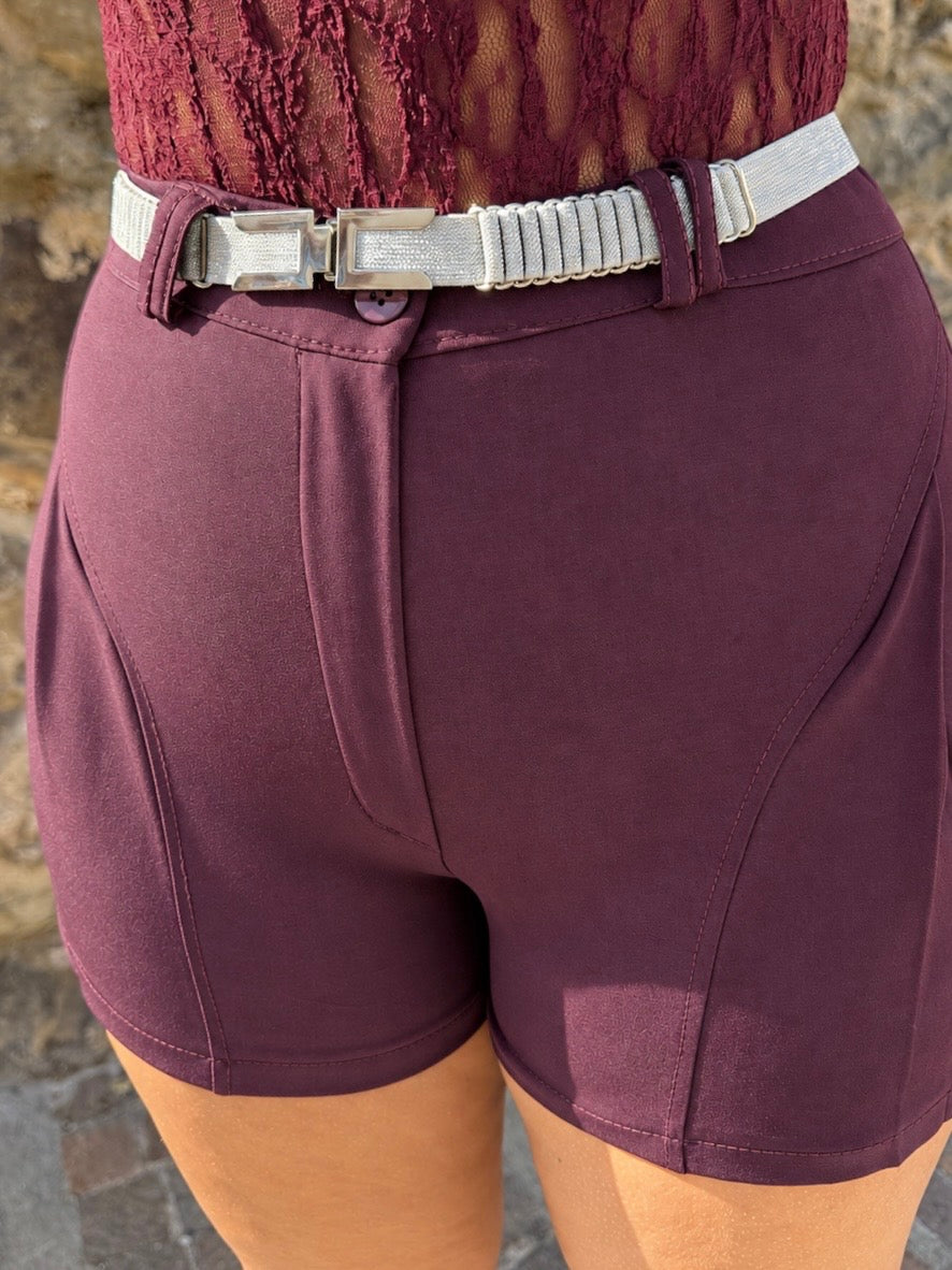 Short “Blake” borseaux