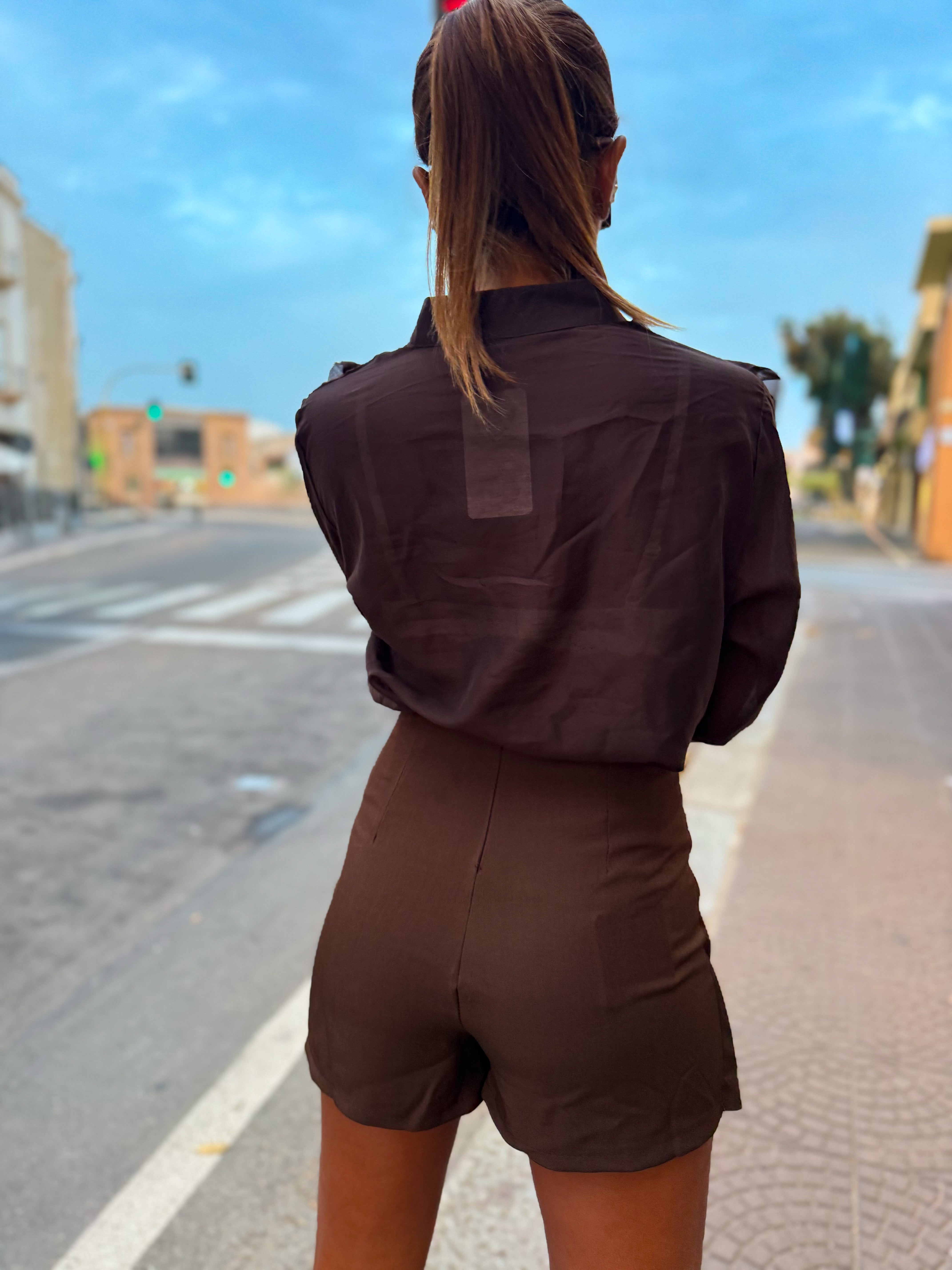 Gonna pantalone “Chainby” marrone