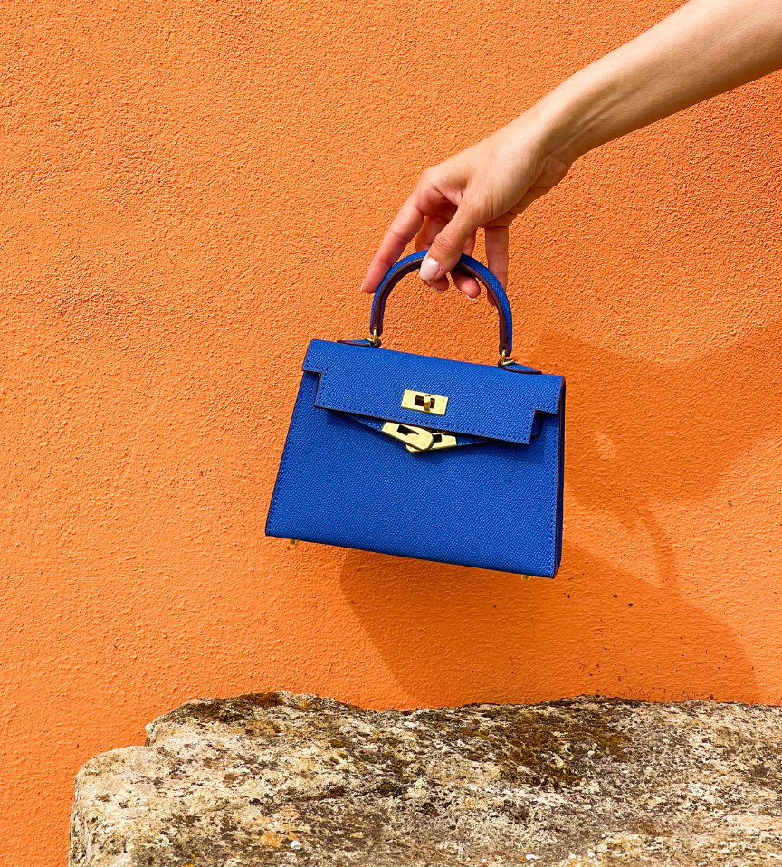 Borsa “Mini icon” blu