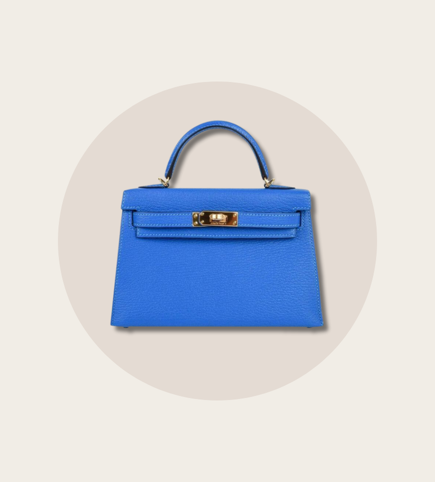 Borsa “Mini icon” blu