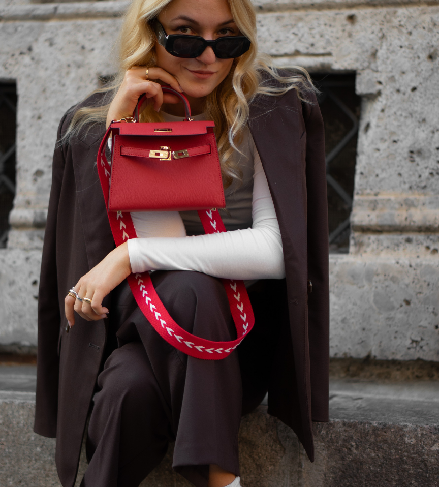 Borsa “Mini icon” rossa