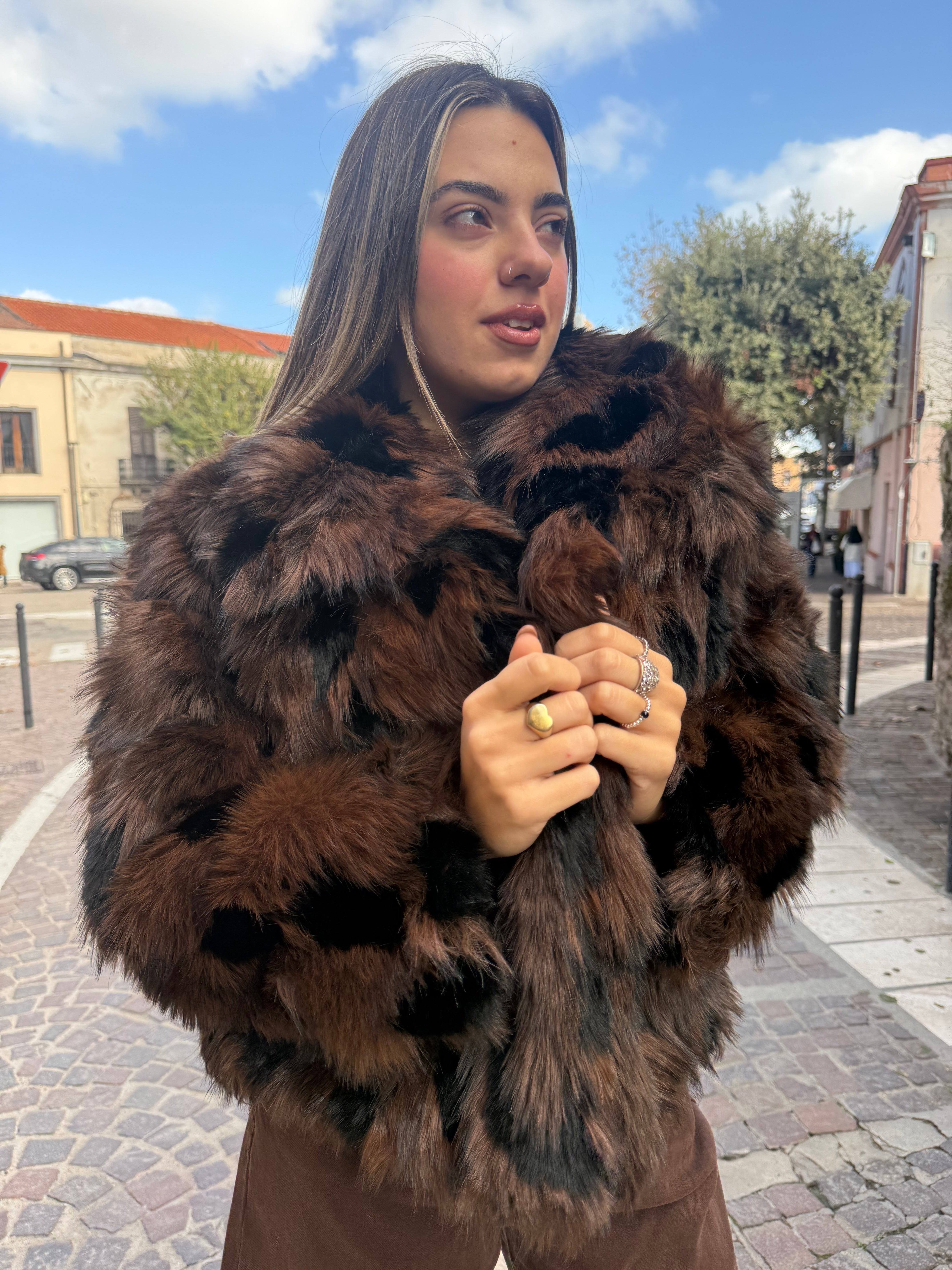 Pelliccia “Wild Mood” marrone