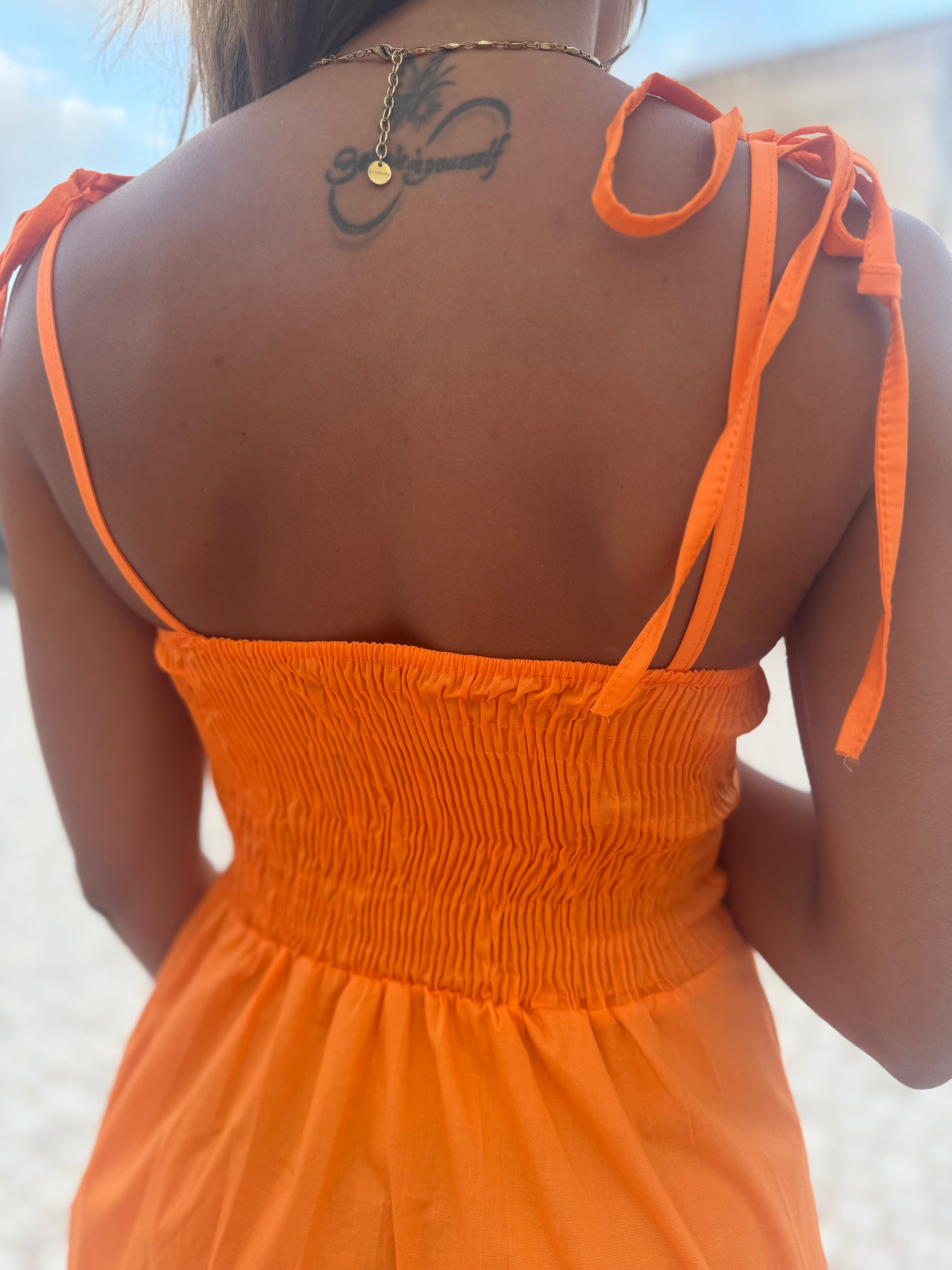 Abito “Bien sur” arancio