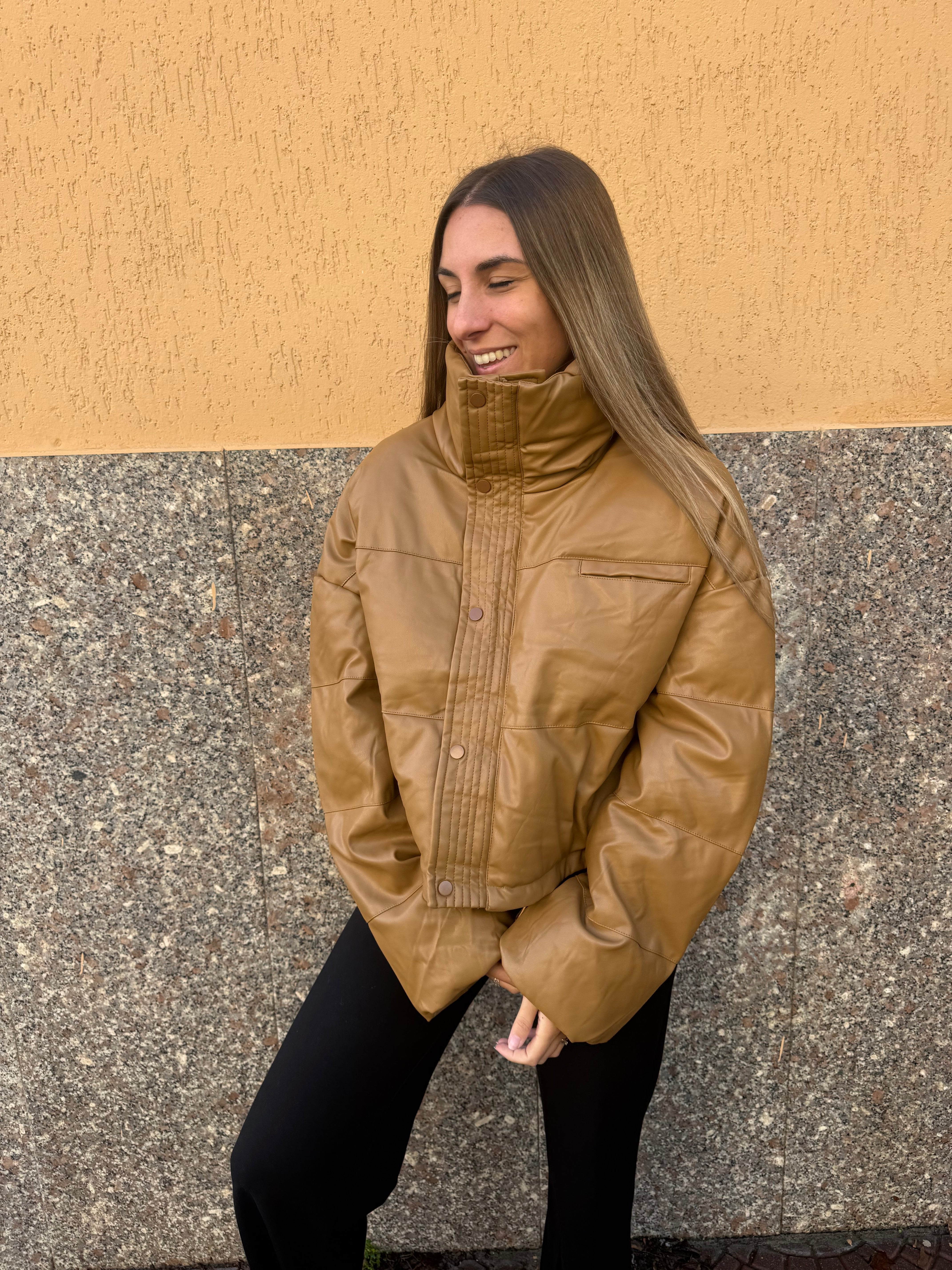 Piumino “Artic Shine” beige