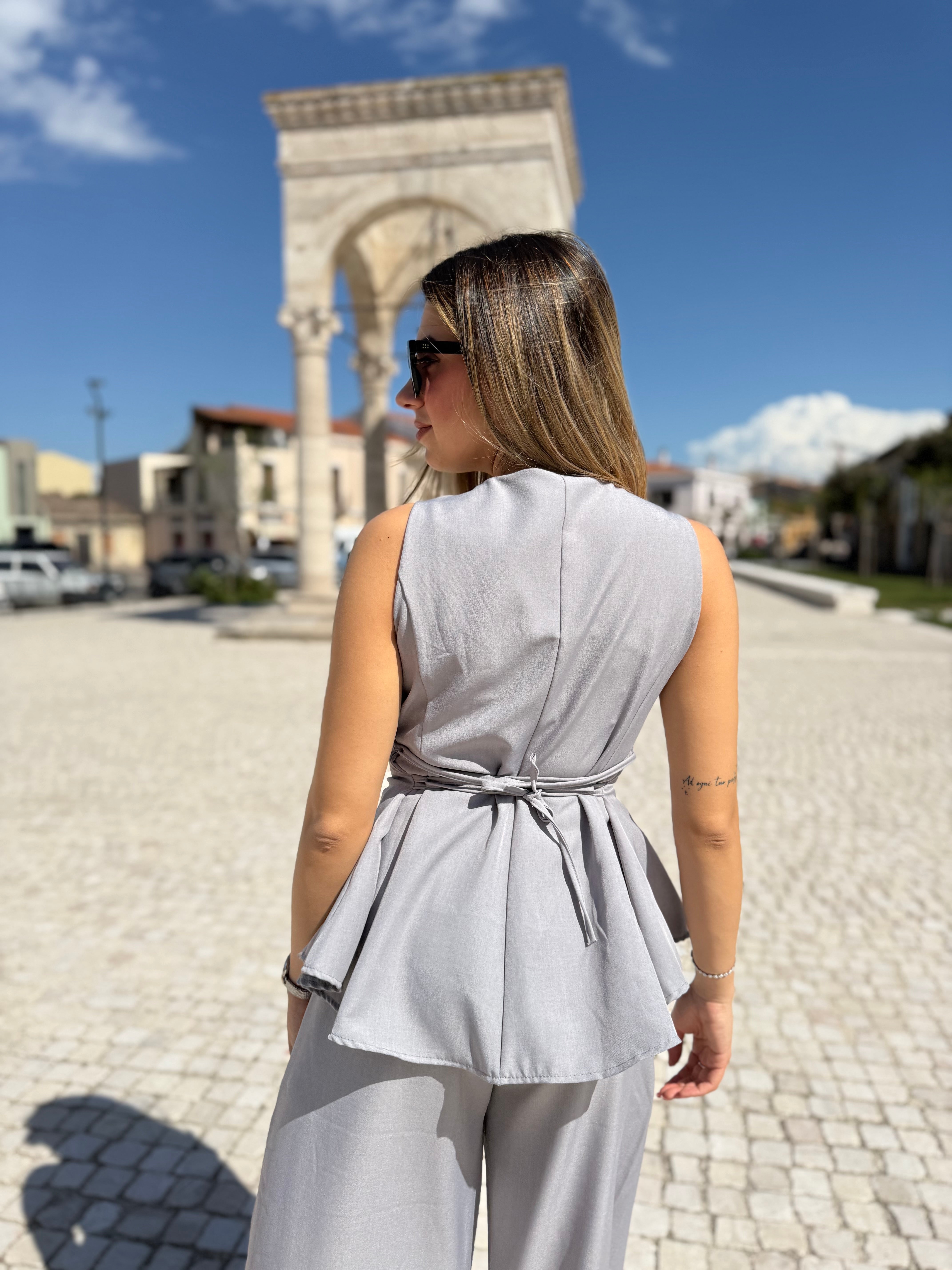 Completo “Let’s Flow” grigio