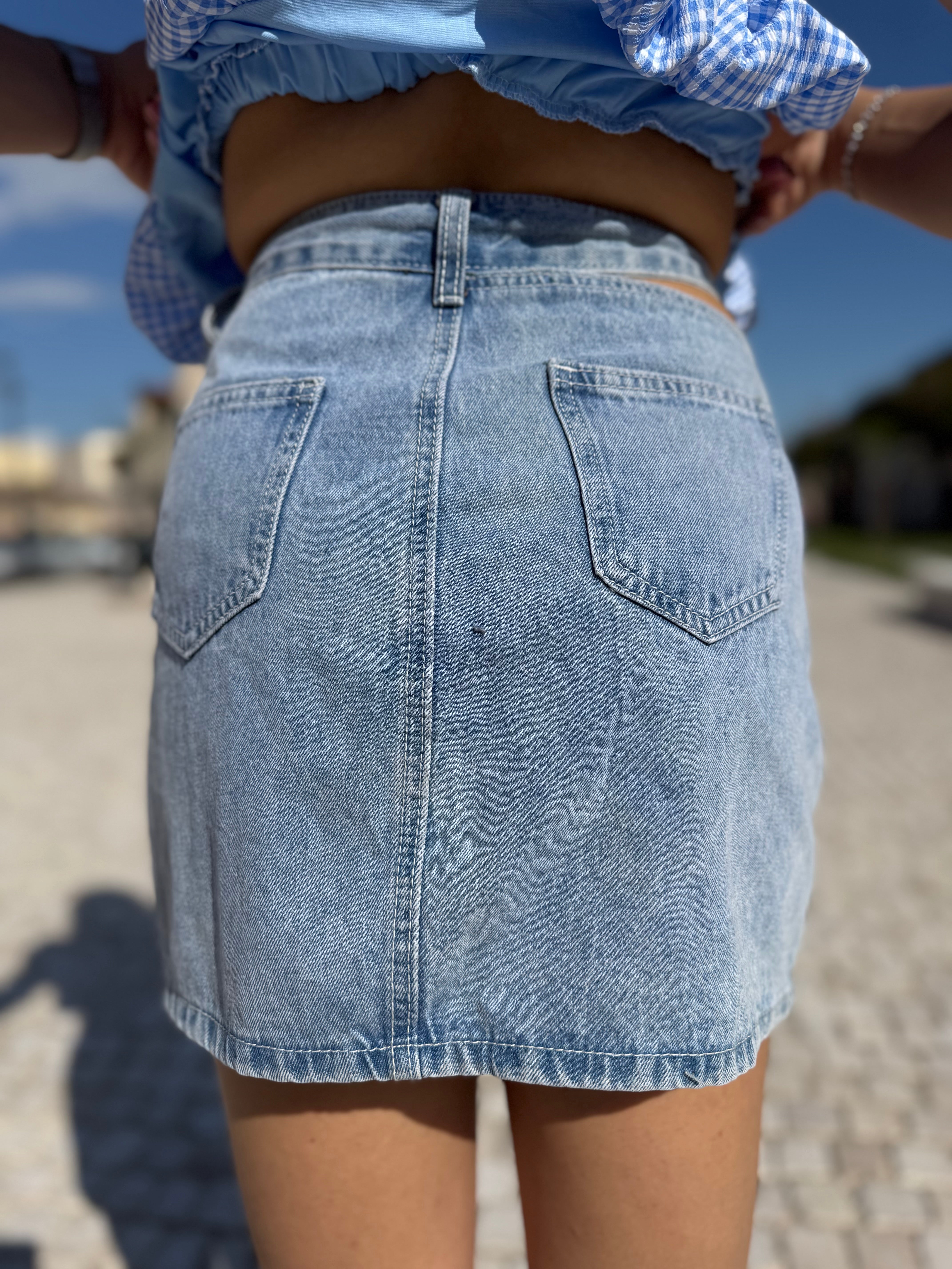 Gonna denim “Halem”