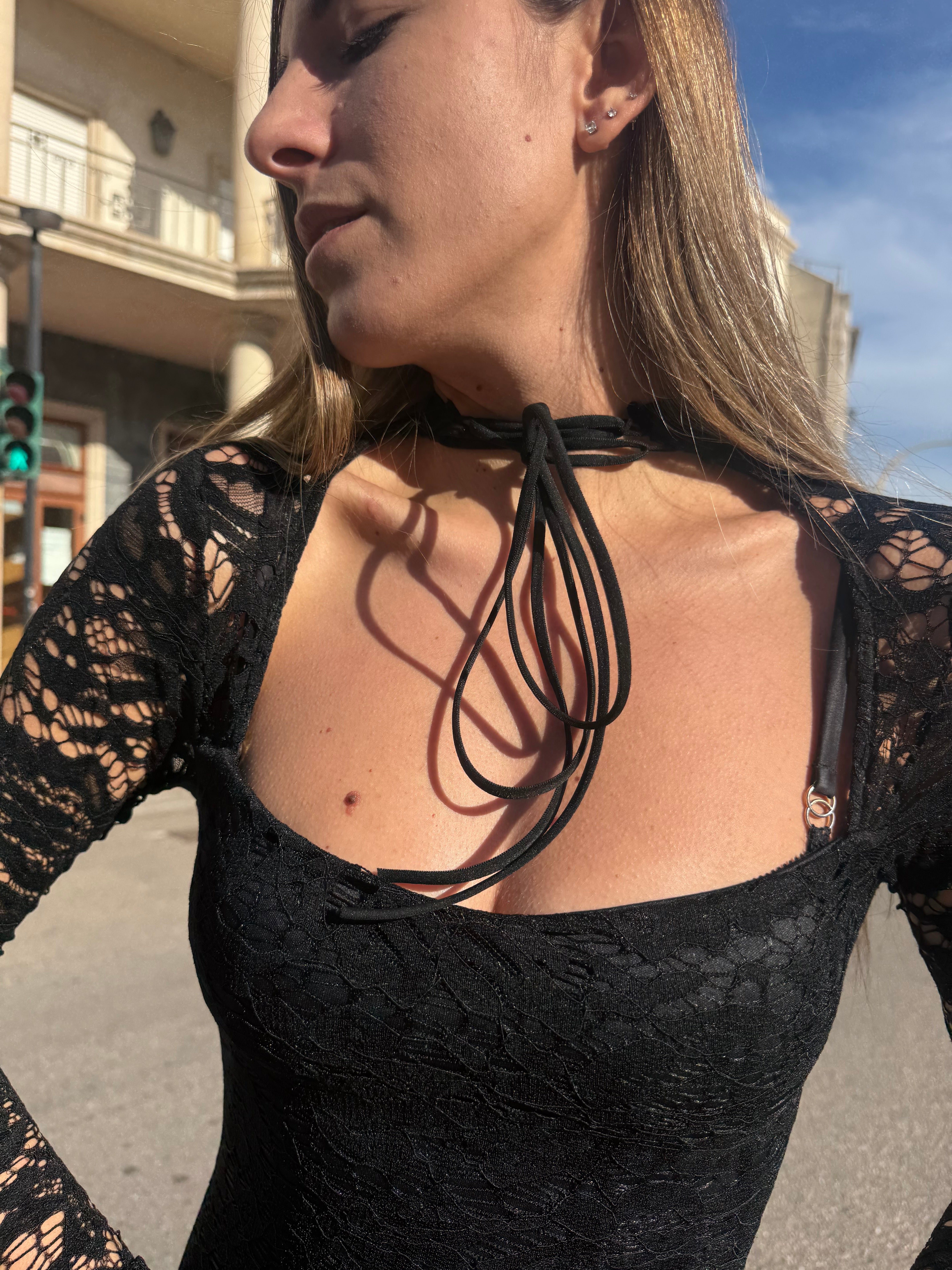 Abito “Lace Aura” nero