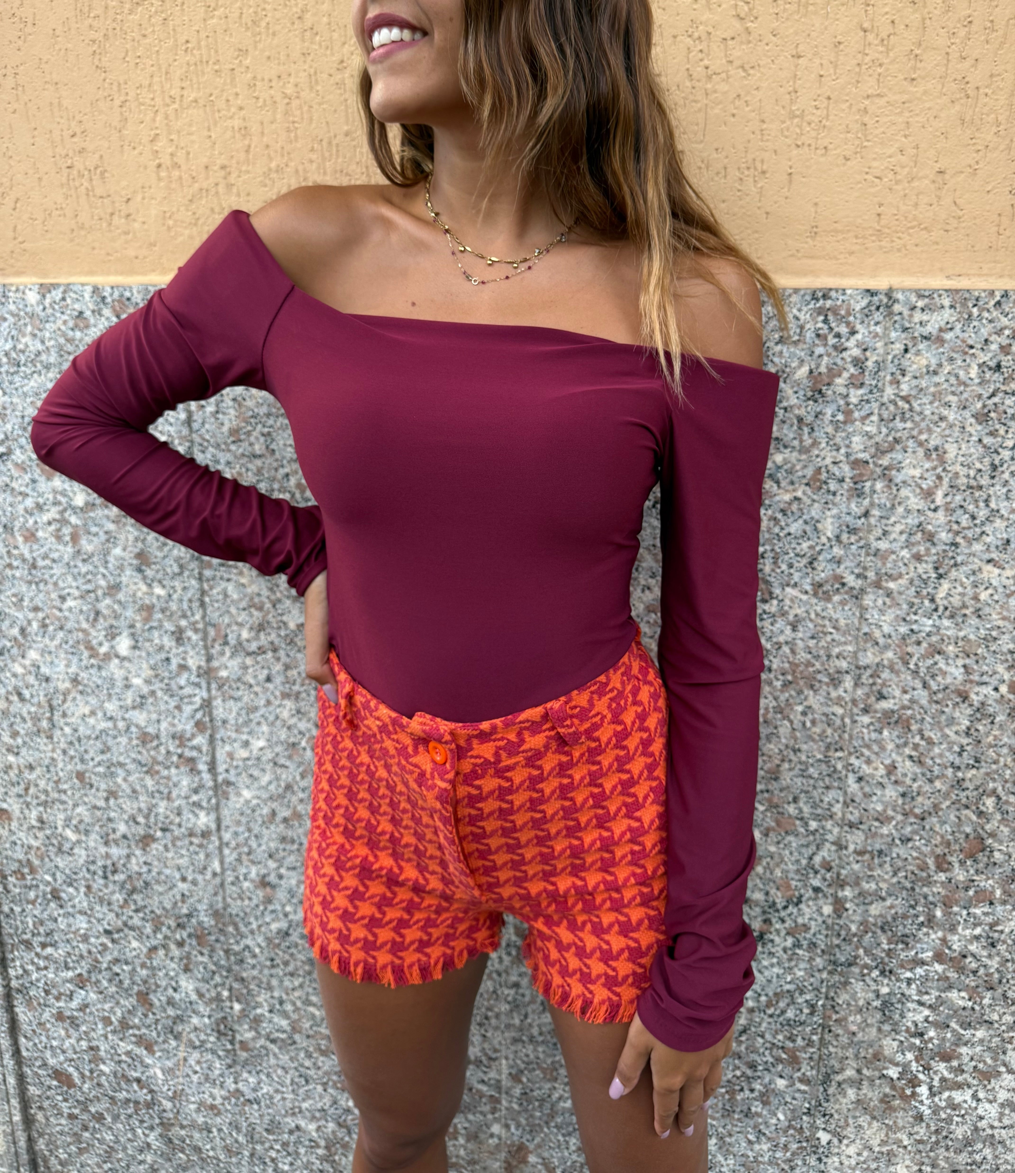 Short "Babyboe" rosso