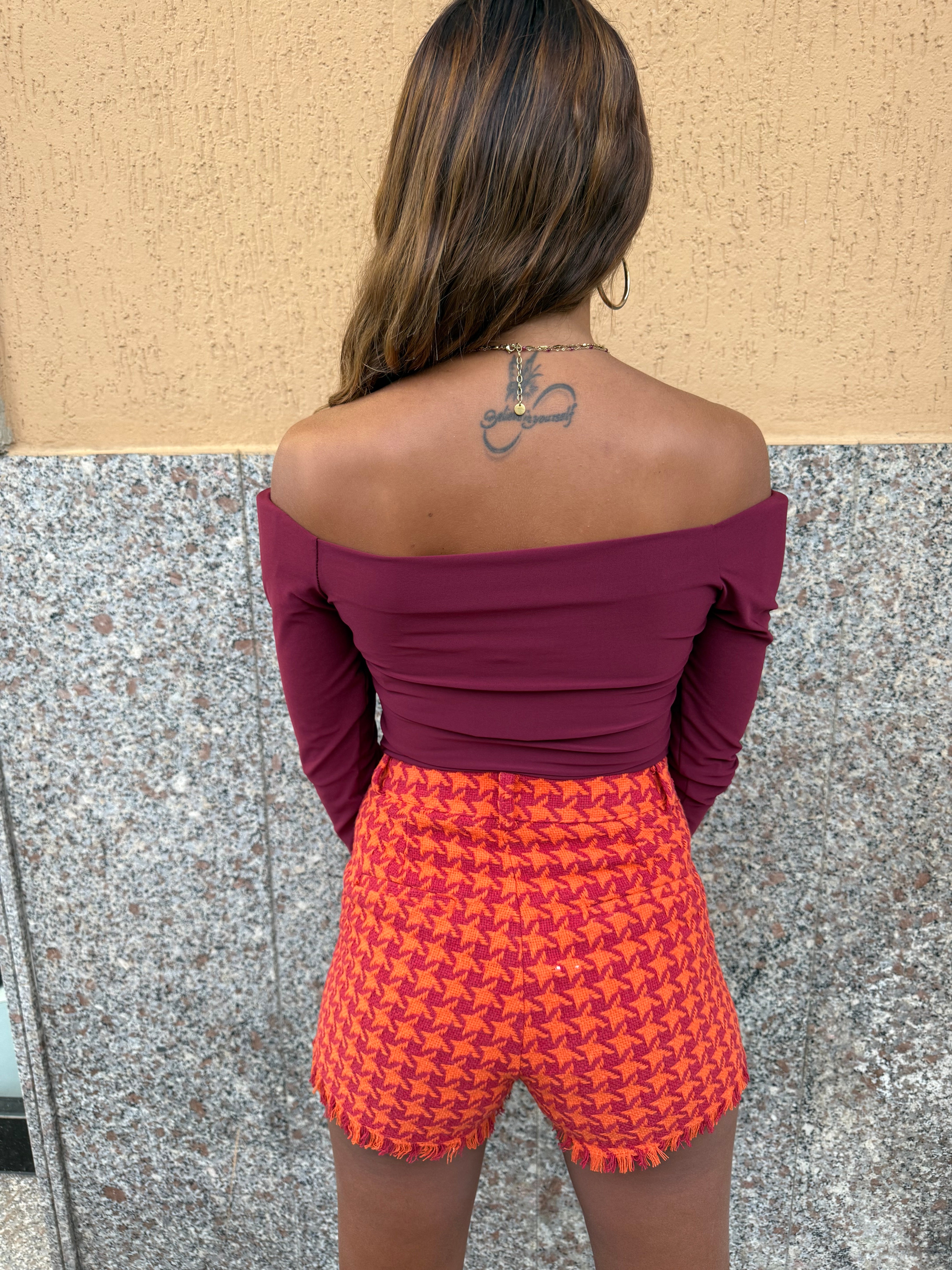 Short "Babyboe" rosso