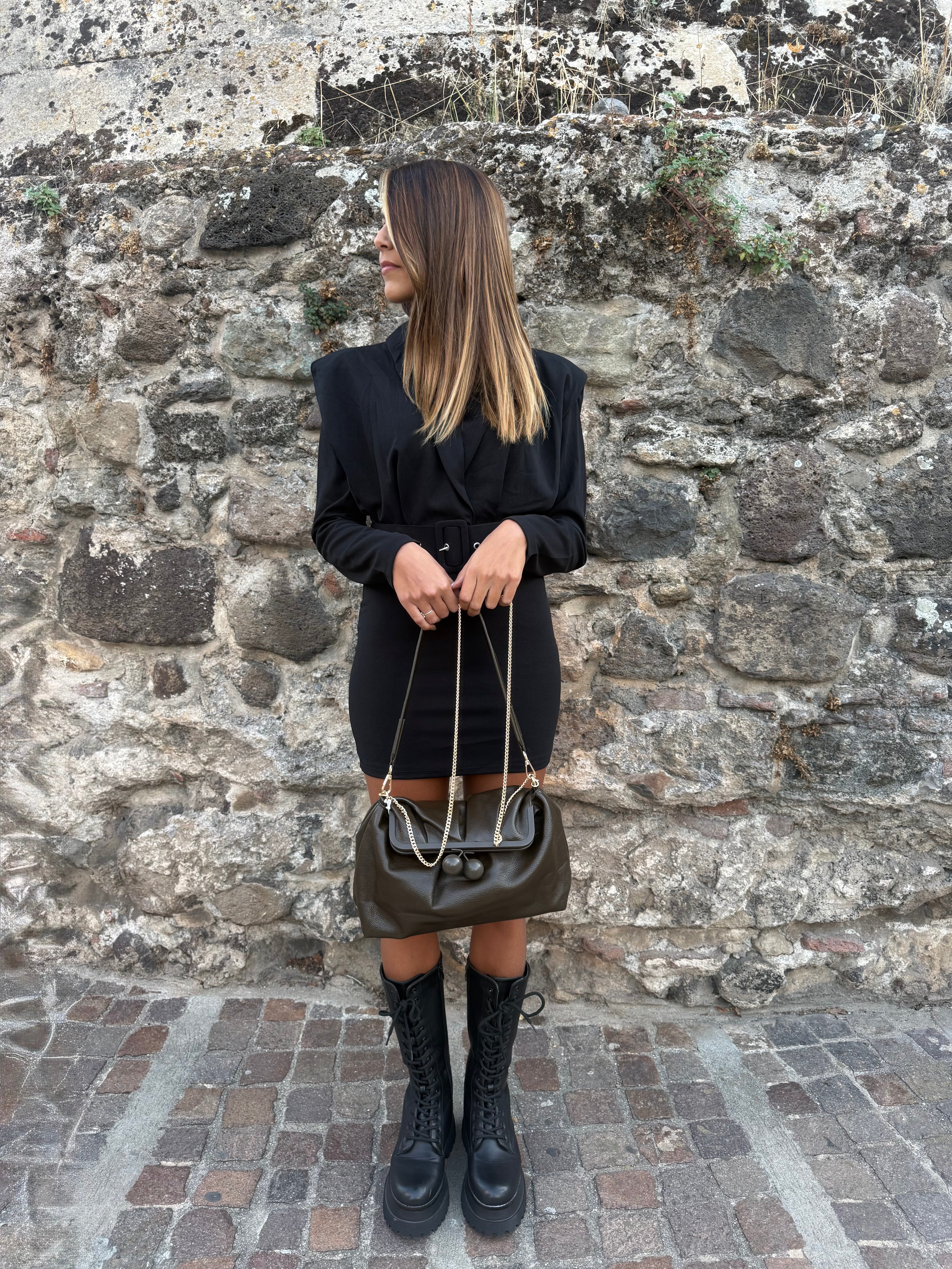 Borsa "Guess who?" Verde