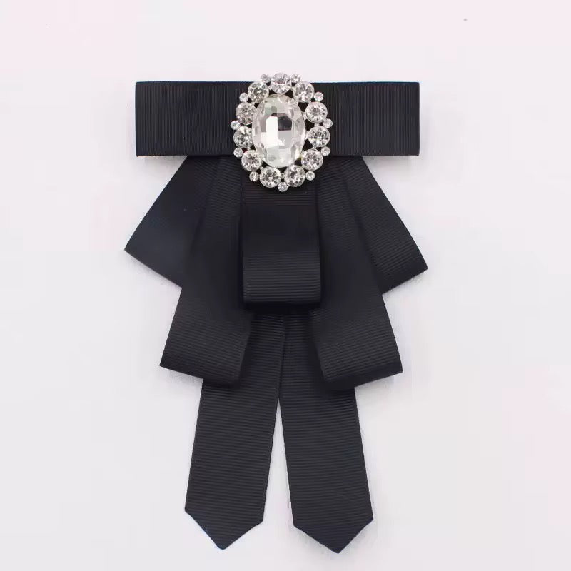 Spilla “Bow Royal nera