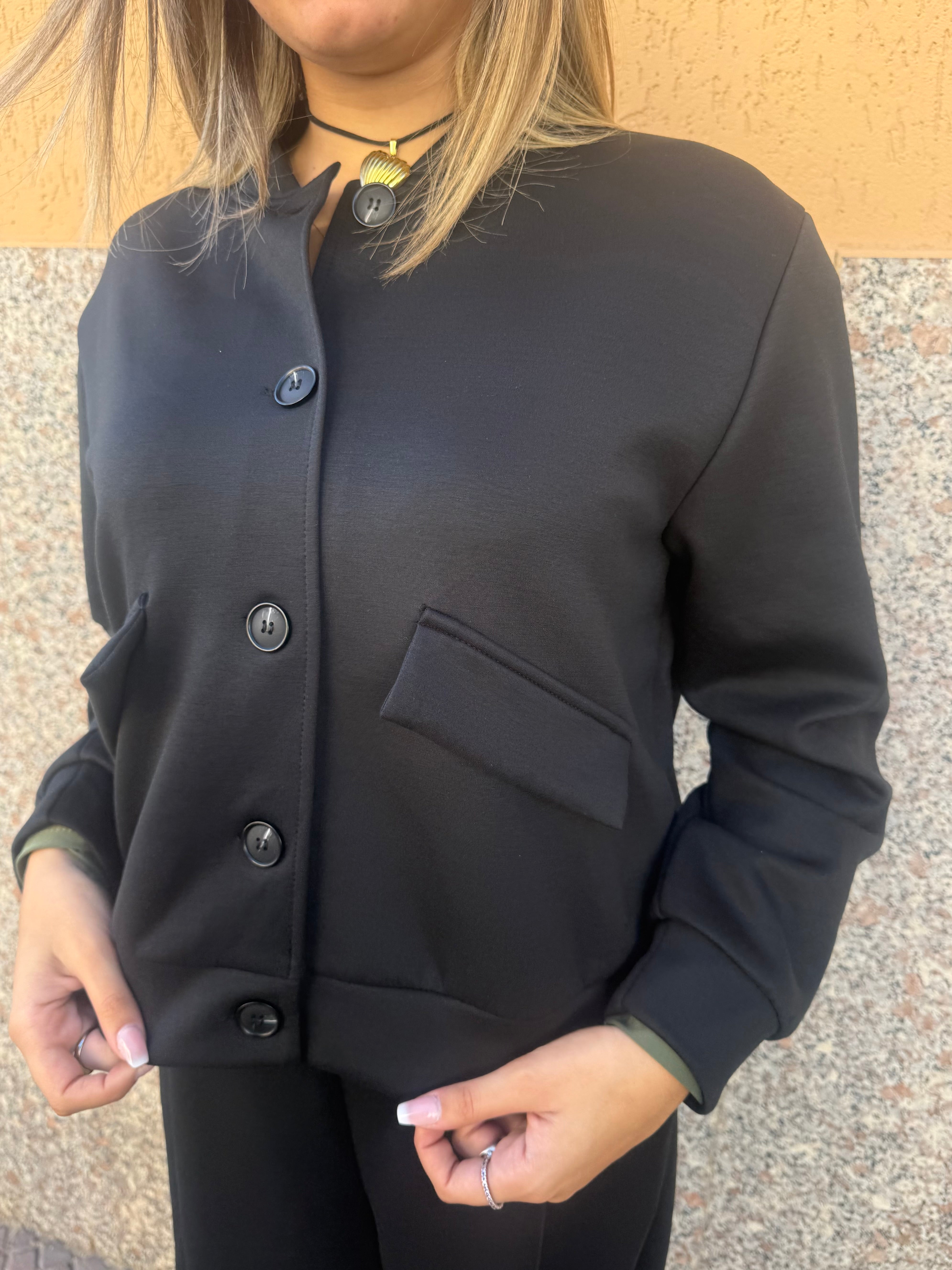 Completo “Sporty Vibes” nero