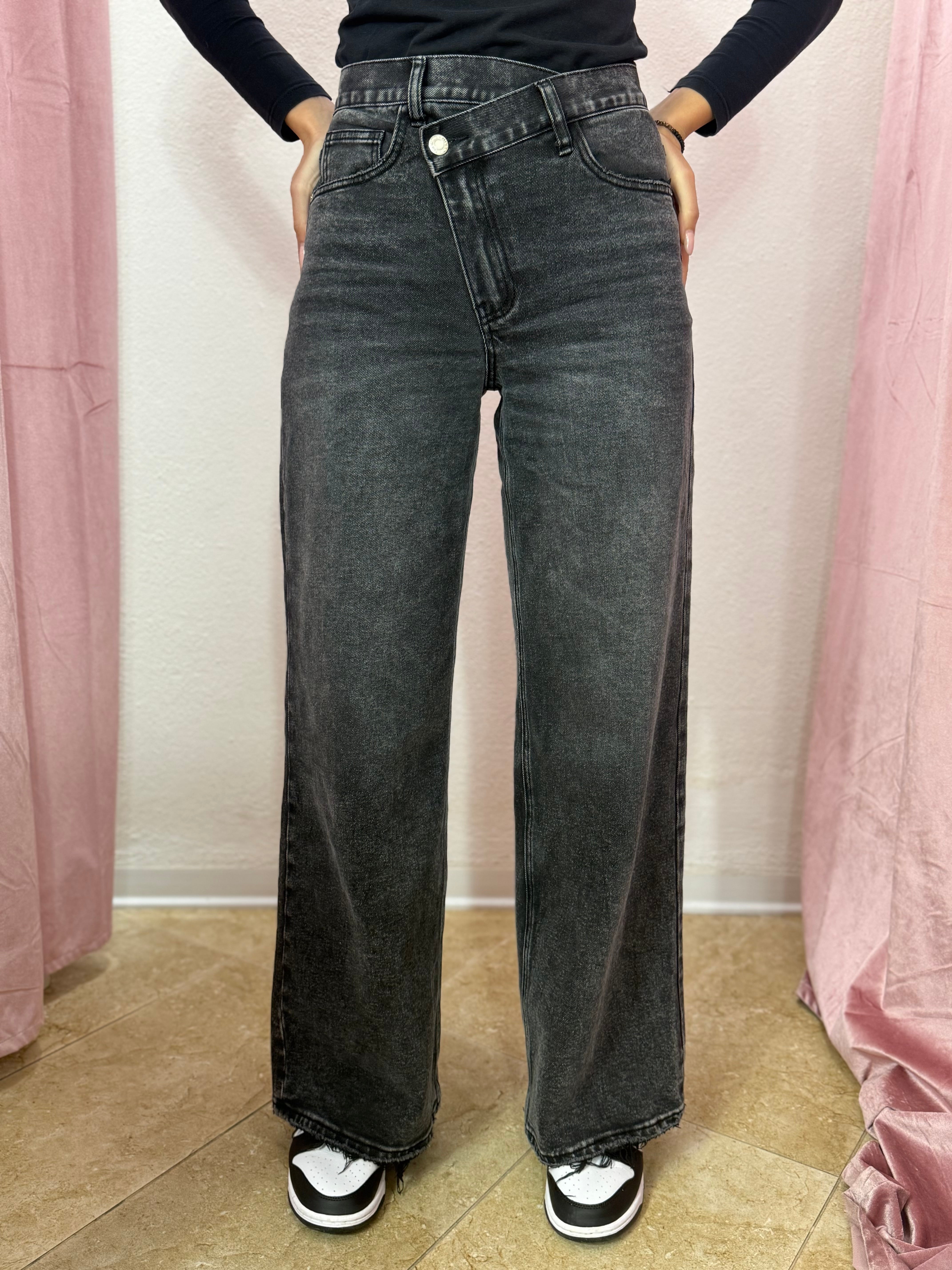 Jeans “Asymmetric Black”