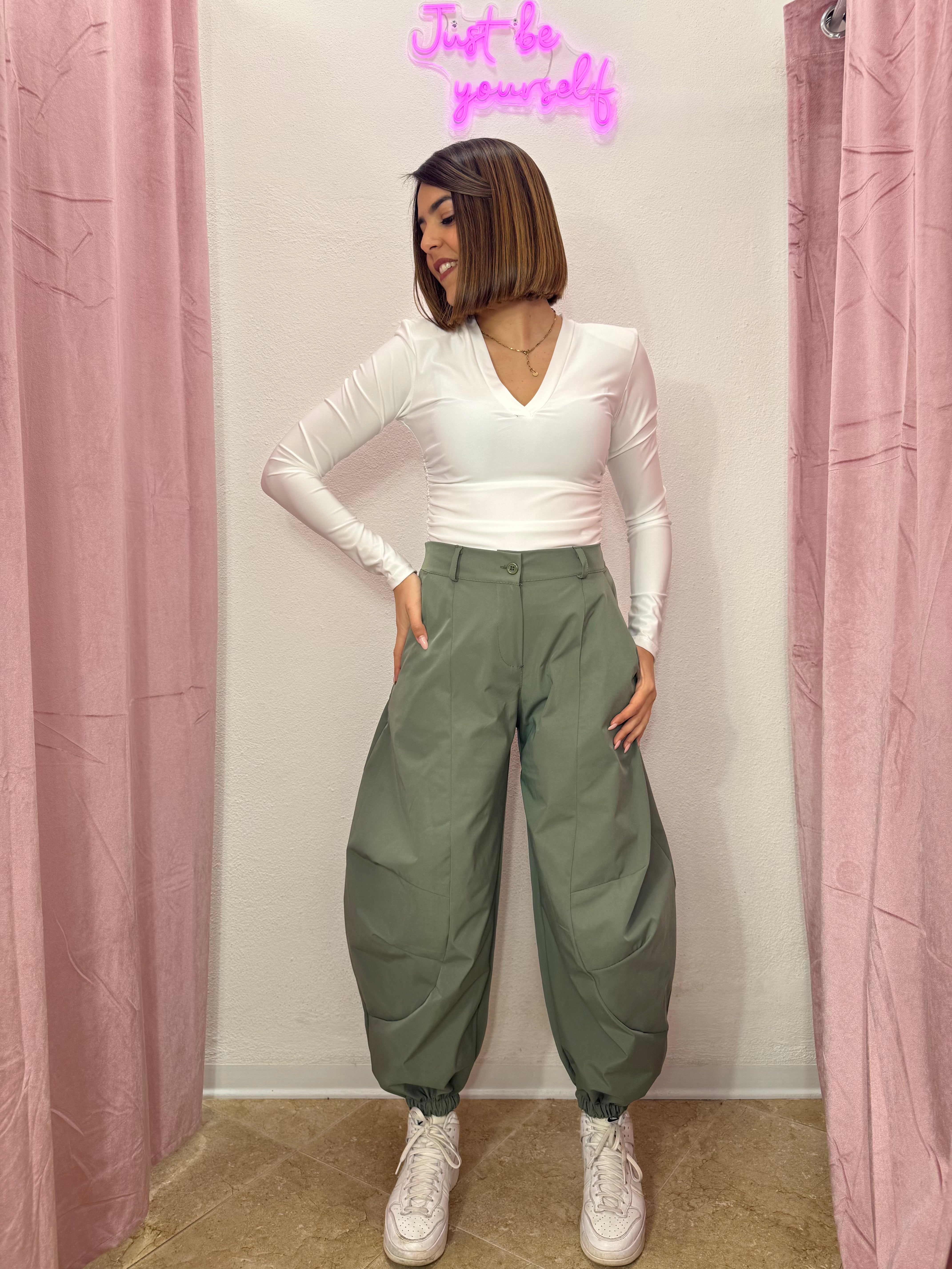 Pantalone “Balloon City” verde