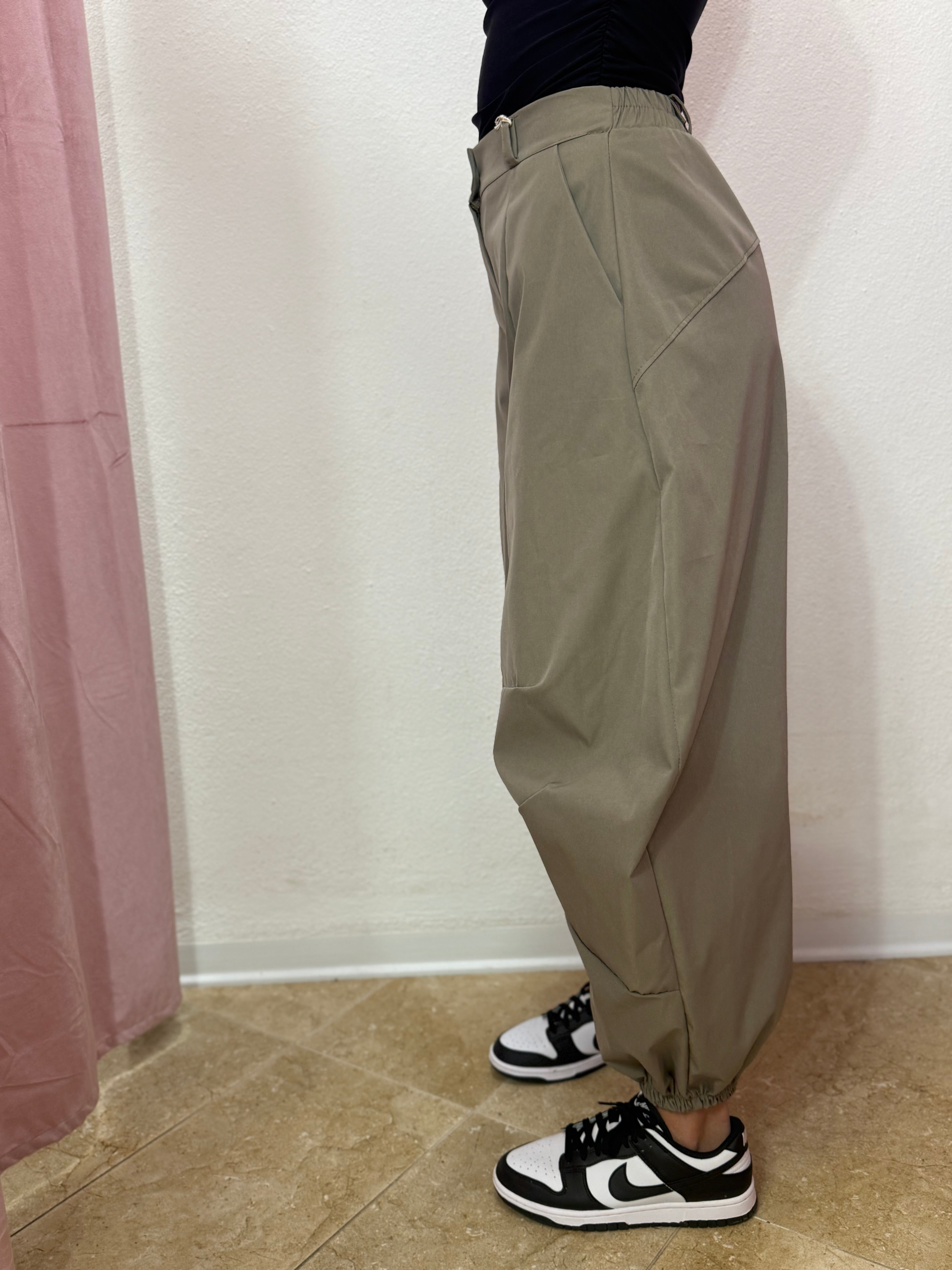 Pantalone “Balloon City” tortora