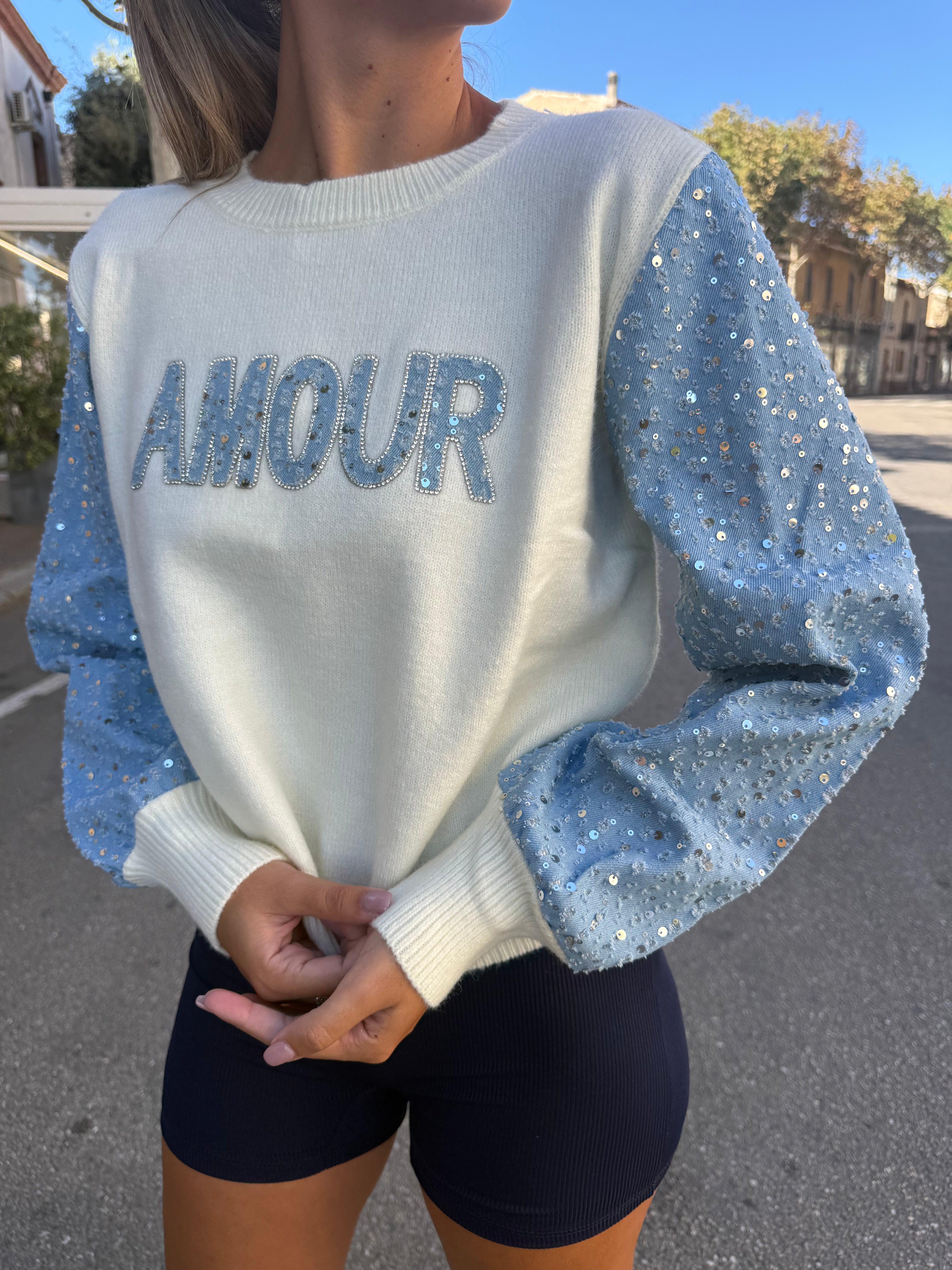 Pullover “Amour Sparkle”