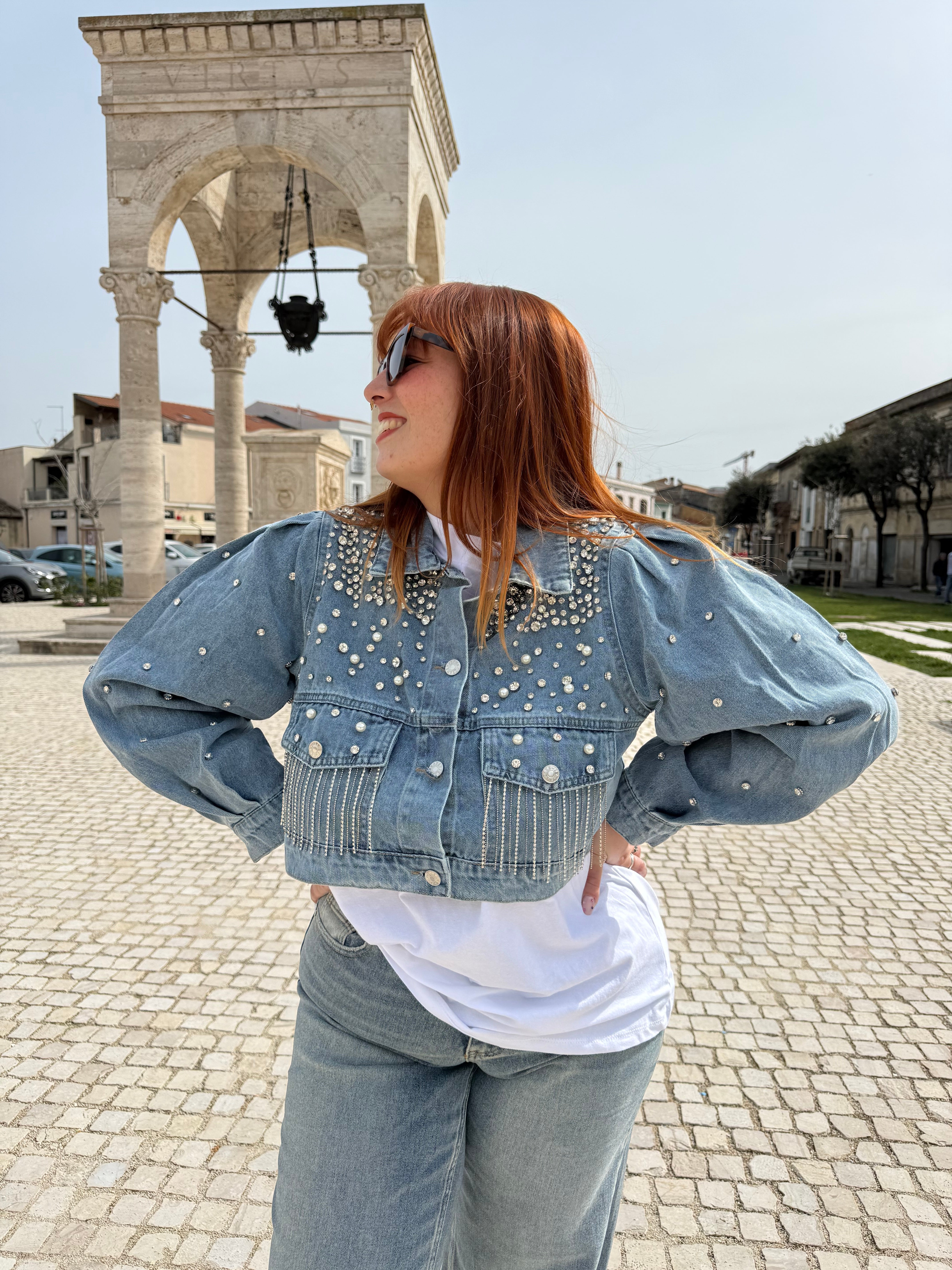 Giubbino “Denim Crystal light”