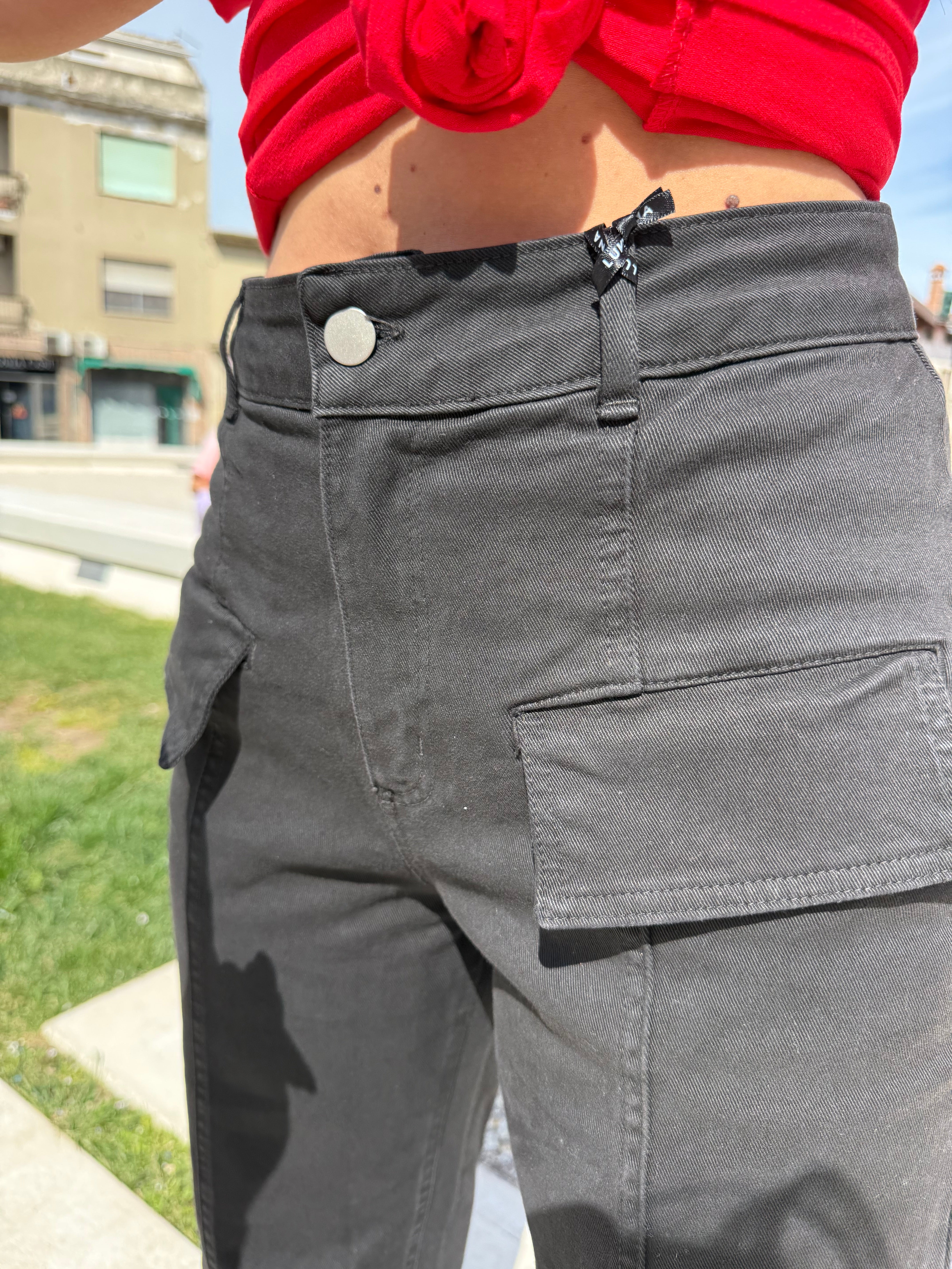 Jeans Lumina "Rainbow" Nero
