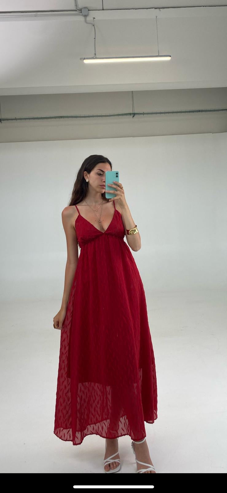 Abito Lumina “Capri” bordeaux