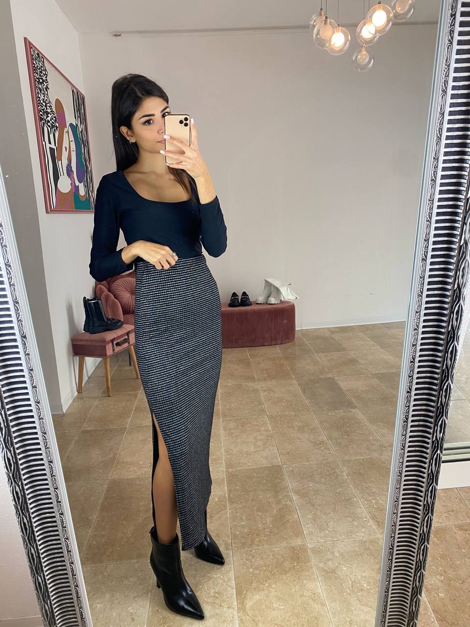 Gonna midi Lumina “Dady”